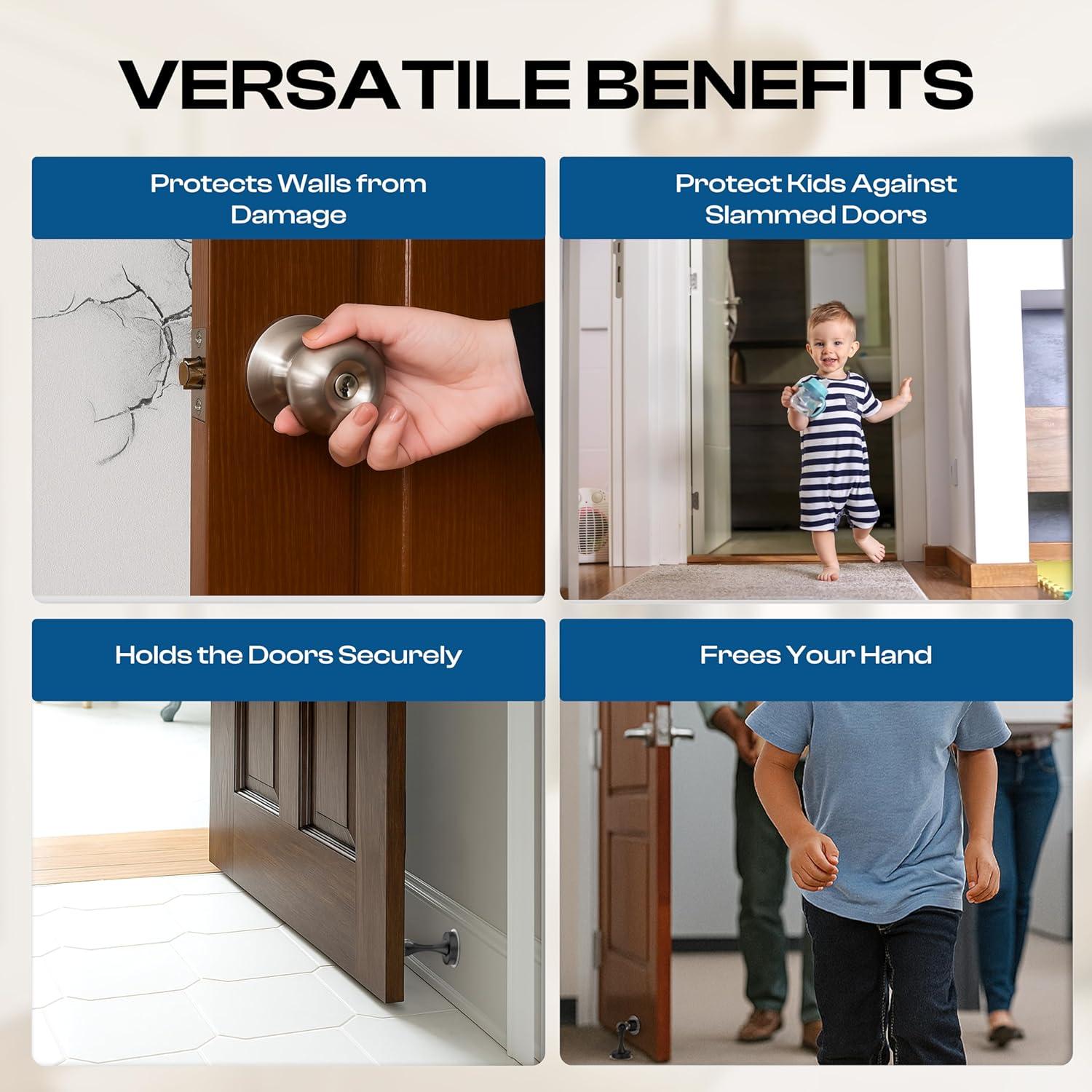 Detenedor de Puerta Magnético OmHome 2023 - Alta Resistencia