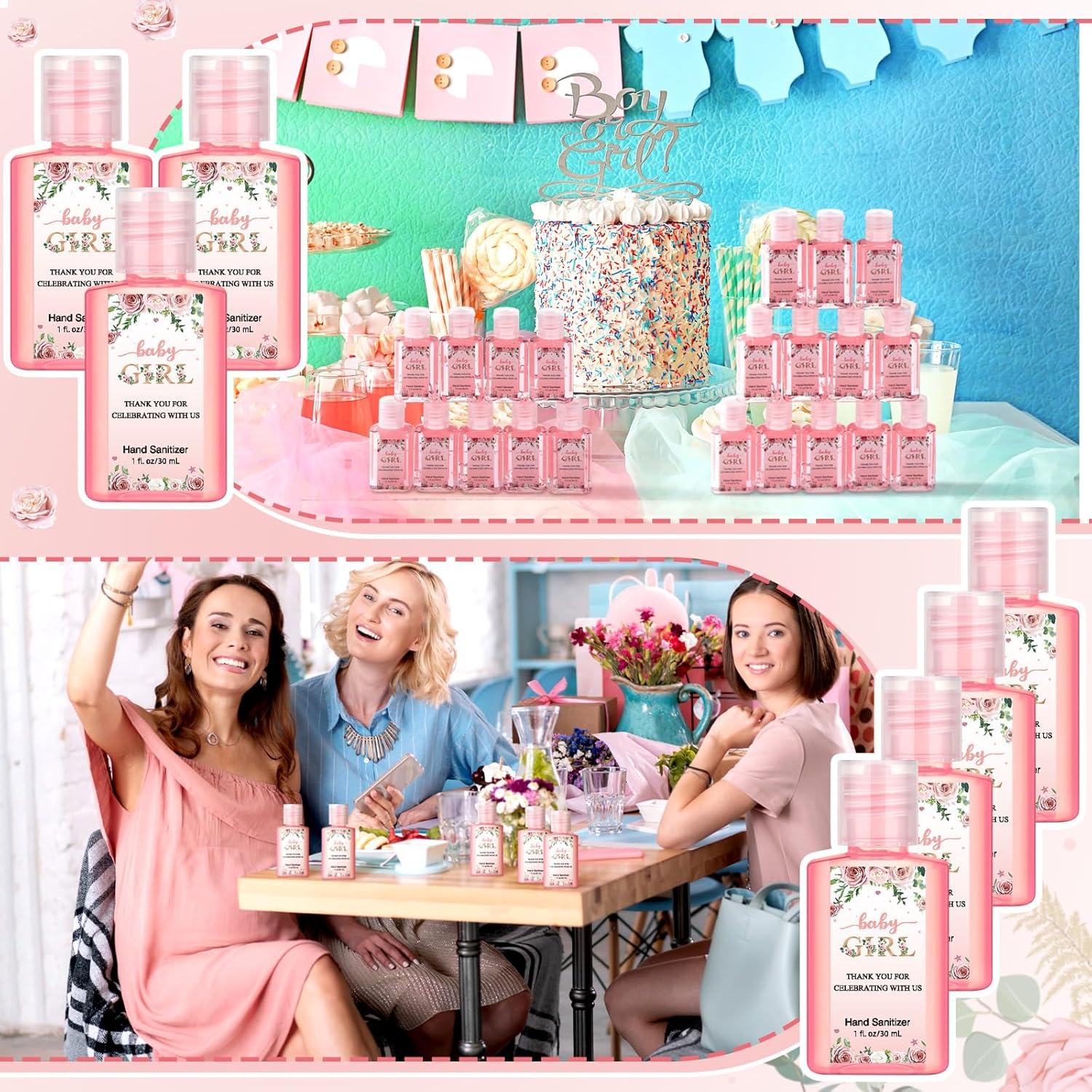 Desinfectantes de Manos Gejoy 48 Unidades 1 oz Niña Baby Shower