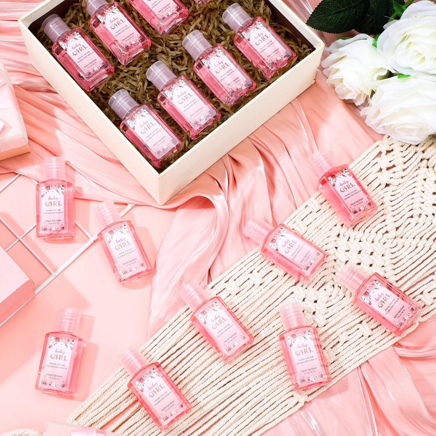 Desinfectantes de Manos Gejoy 48 Unidades 1 oz Niña Baby Shower
