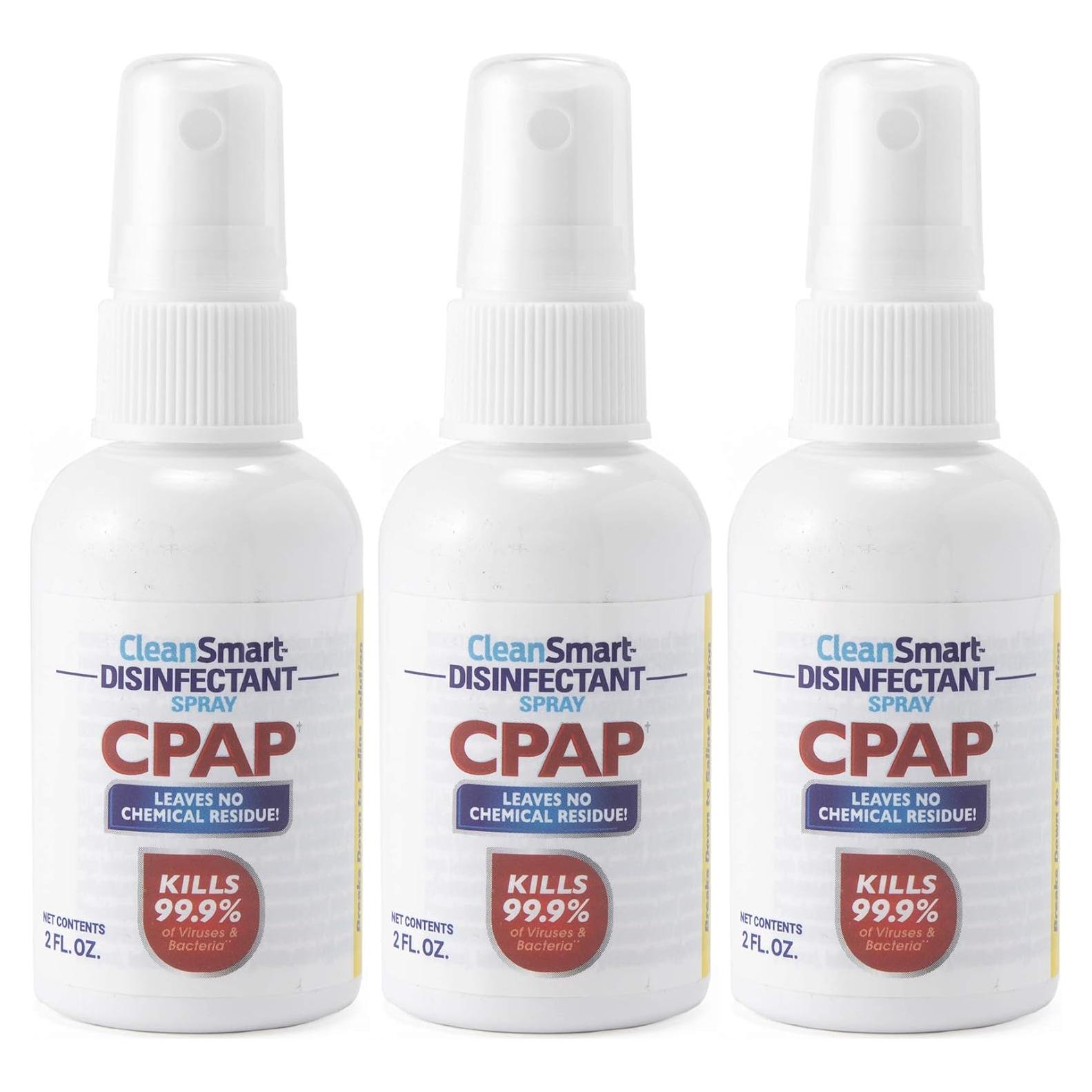 CleanSmart Spray Desinfectante CPAP 59 ml - Paquete de 3