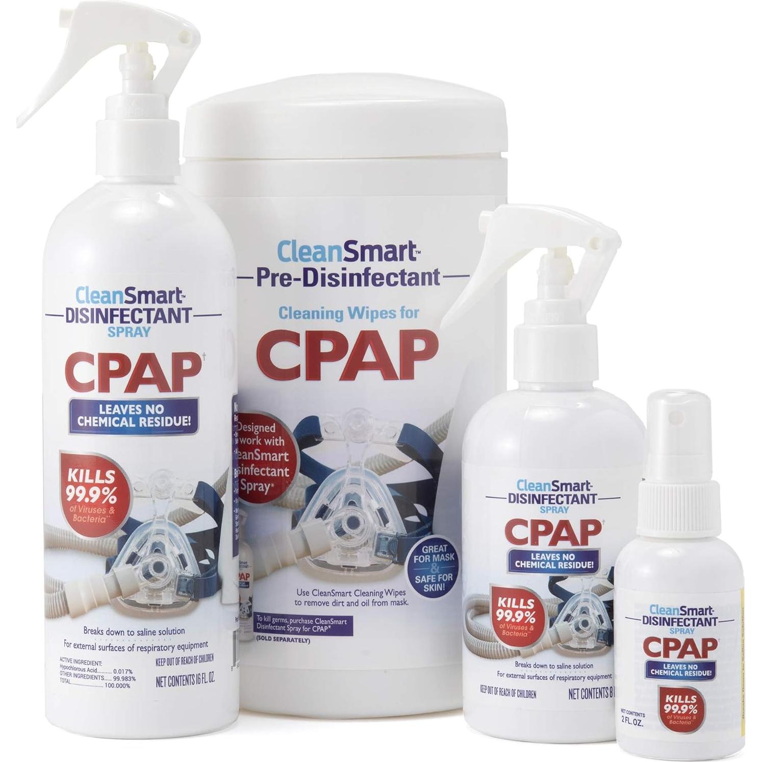 CleanSmart Spray Desinfectante CPAP 59 ml - Paquete de 3