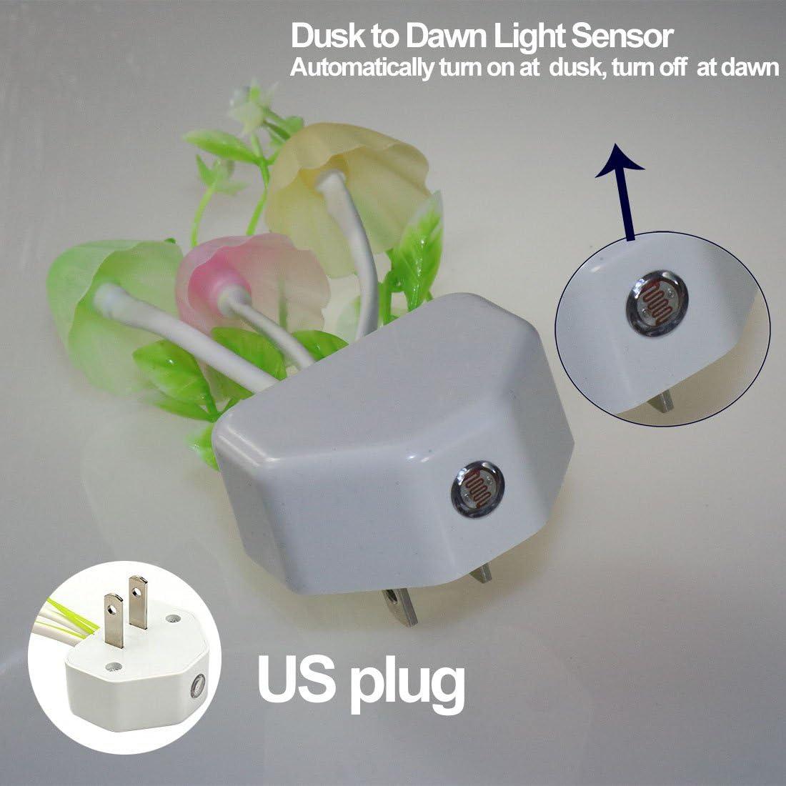 Luz Nocturna LED Ausaye con Sensor Automático y Cambio de Color