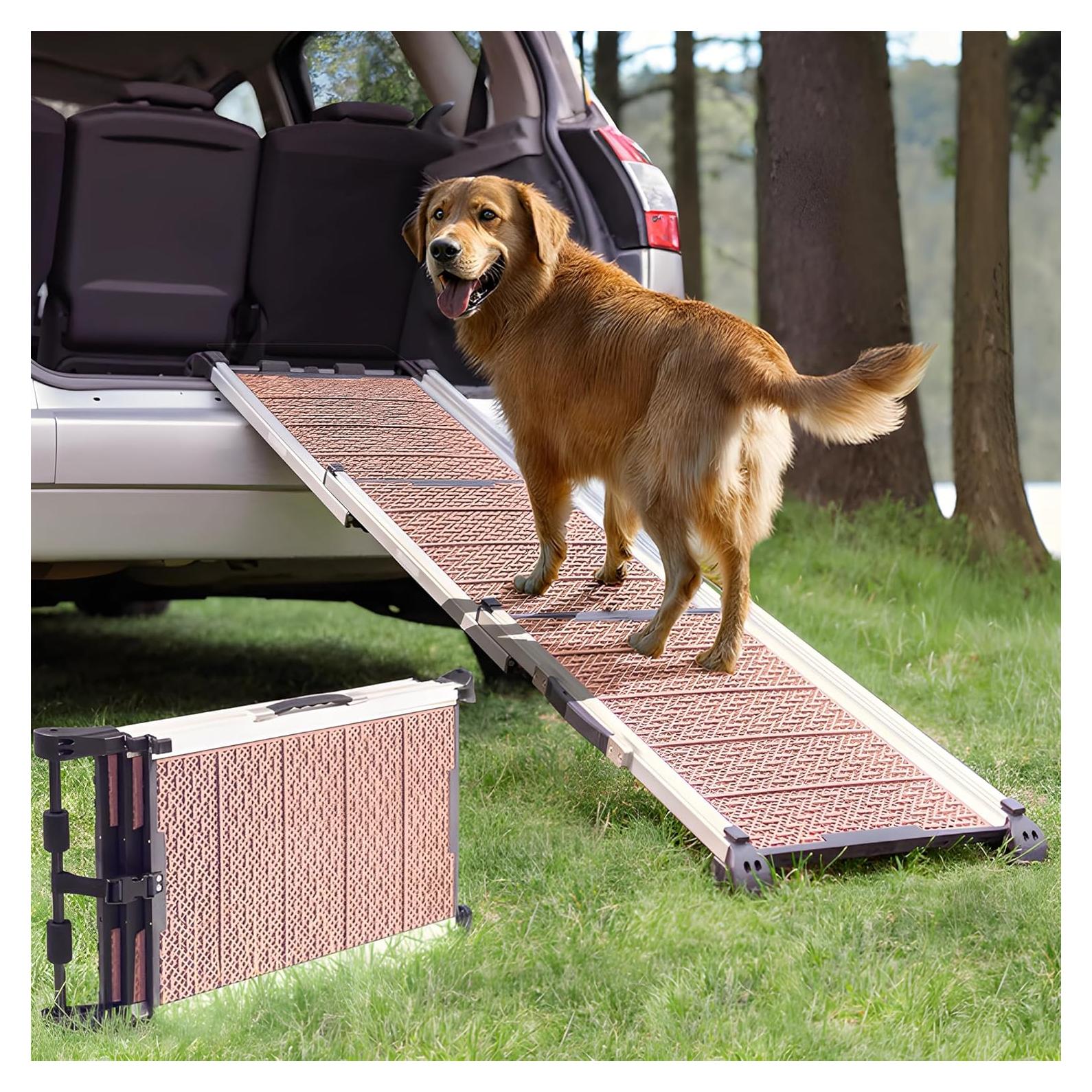 Rampa Telescópica para Perros PRIORPET 160 cm Antideslizante