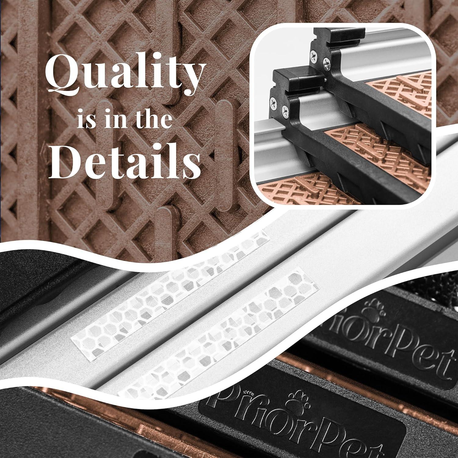 Rampa Telescópica para Perros PRIORPET 160 cm Antideslizante