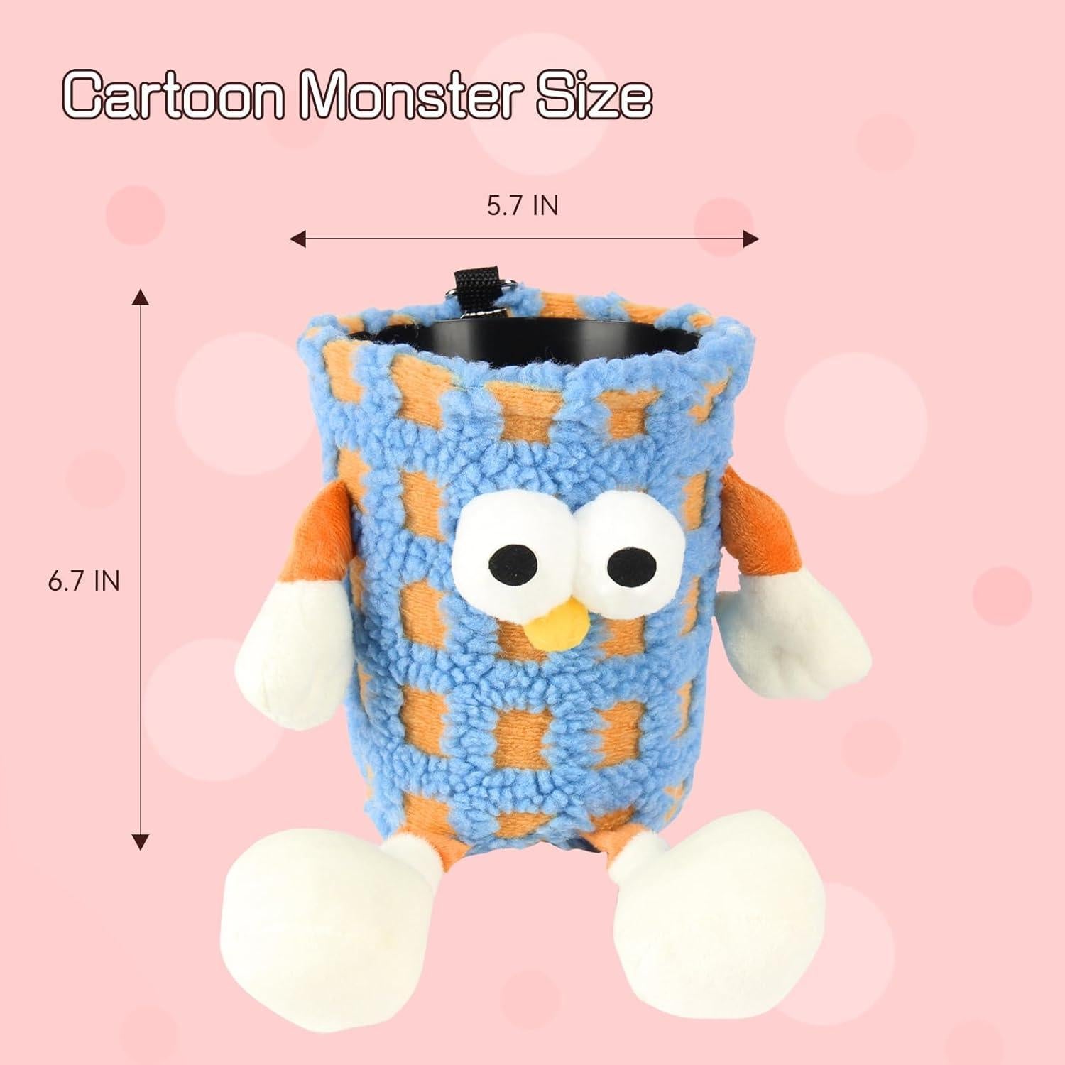 Basurero de Auto Gluebar Azul, Diseño de Monstruo, 300g