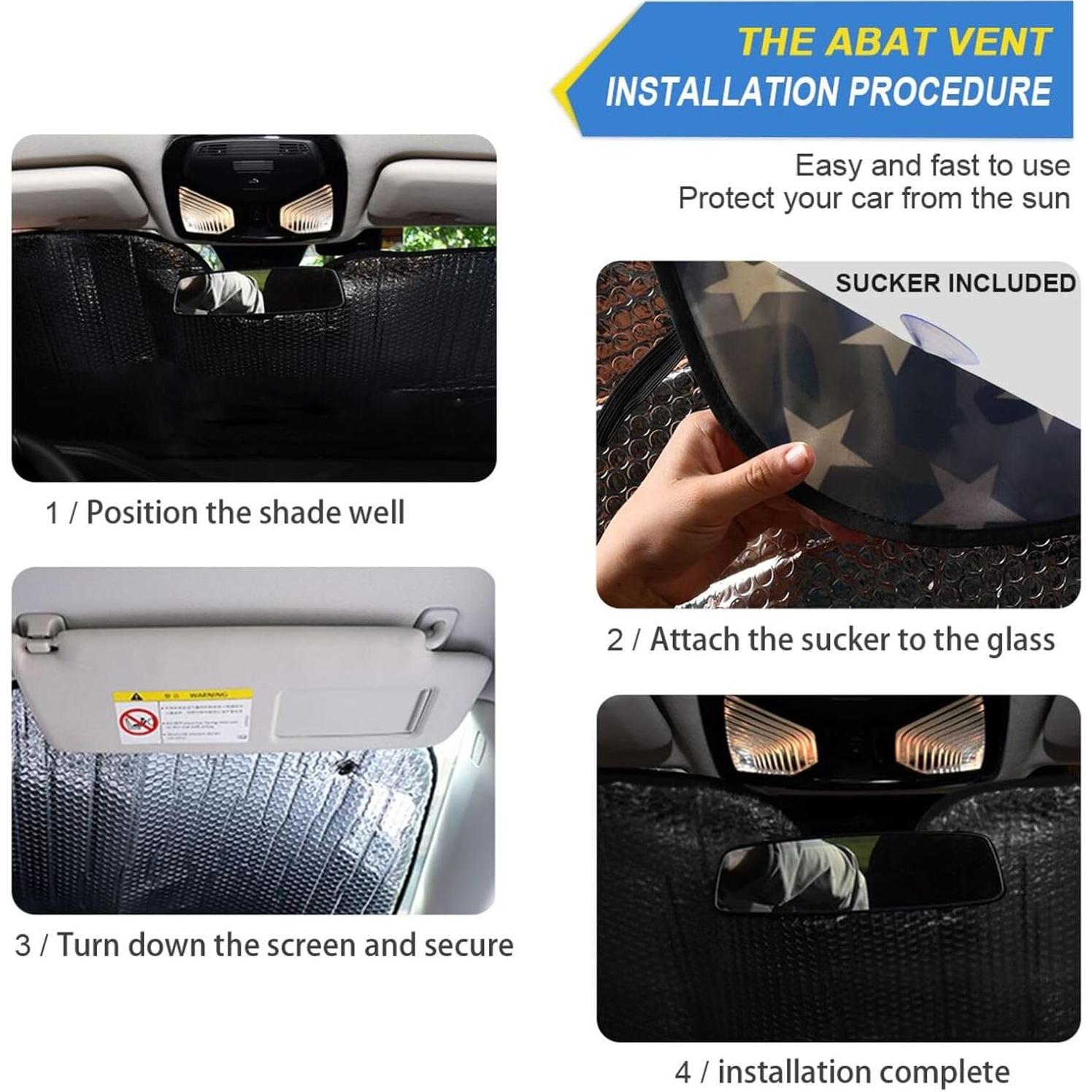 Sombra de Parabrisas ALAZA 139.7x70.1cm para Coche SUV