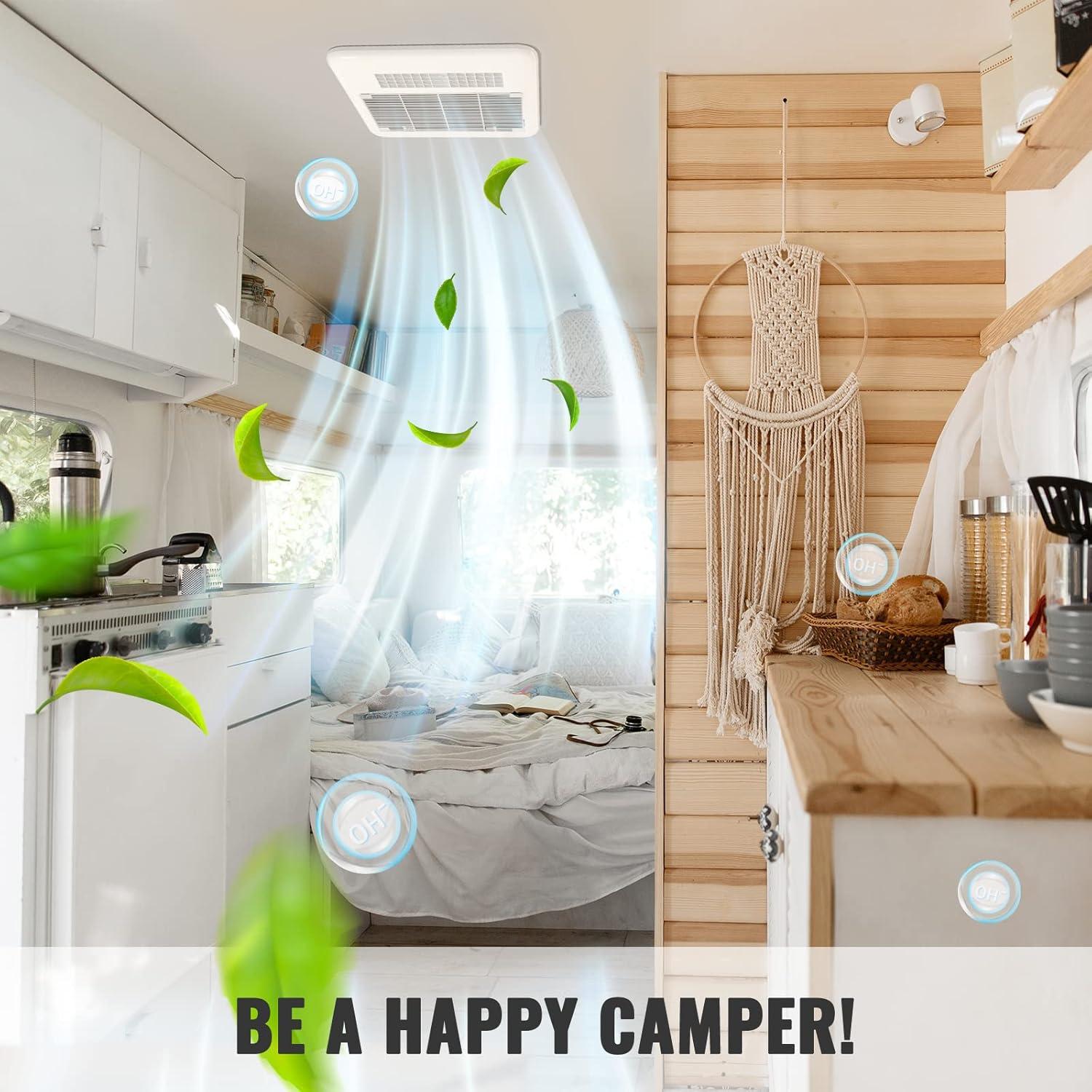 Rejilla de Aire Acondicionado BougeRV IRV088N con Filtro 7mm