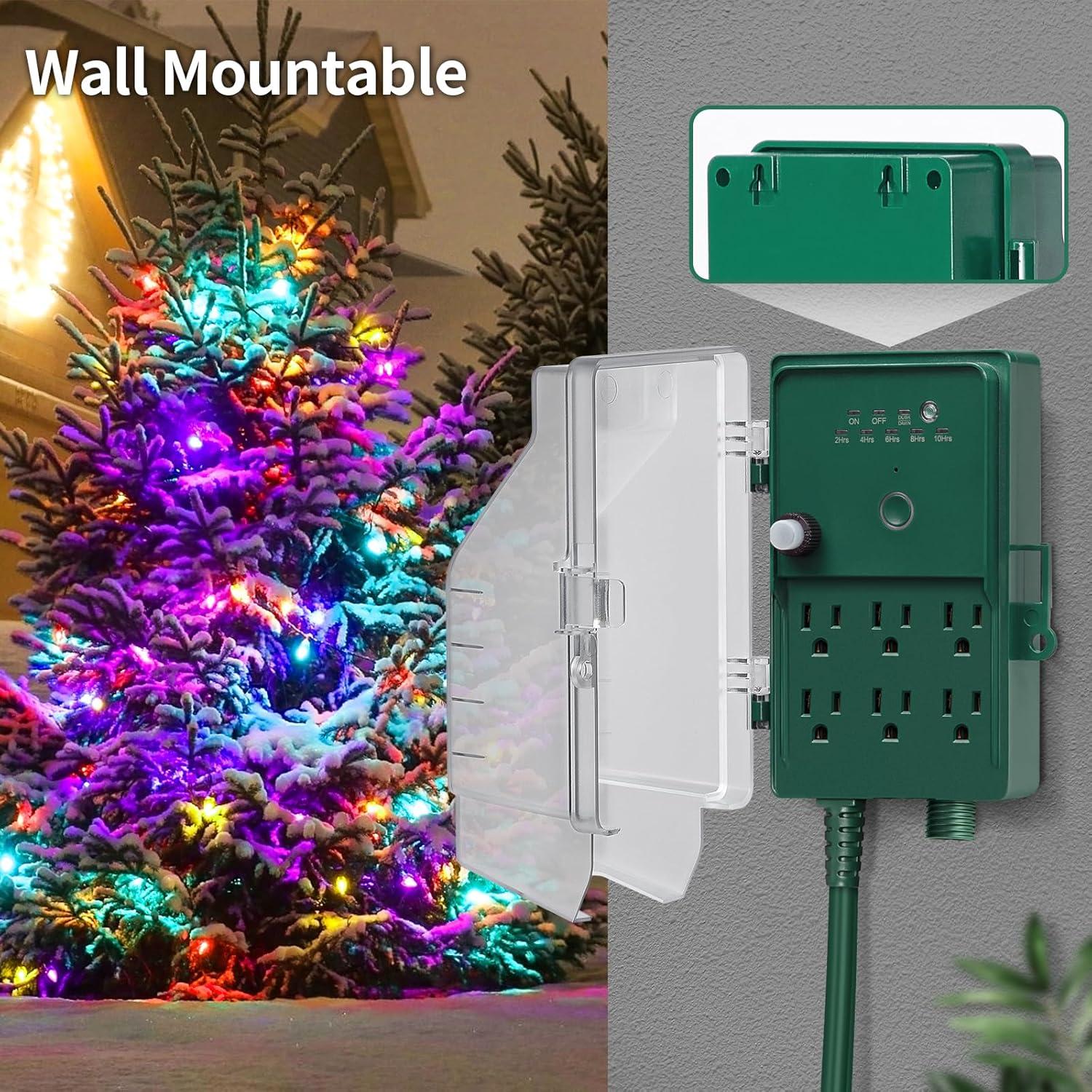 Temporizador de Estaca SURAIELEC 6 Salidas 1.83m Exterior