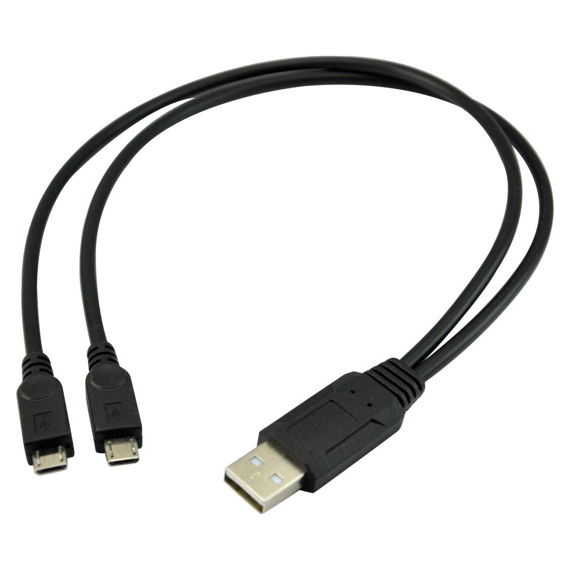 Cable divisor 2-en-1 USB a micro USB UCEC - Carga 2 dispositivos