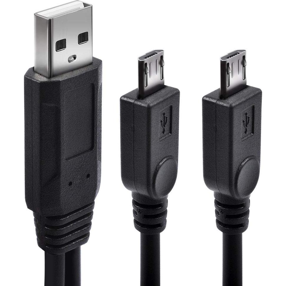 Cable divisor 2-en-1 USB a micro USB UCEC - Carga 2 dispositivos
