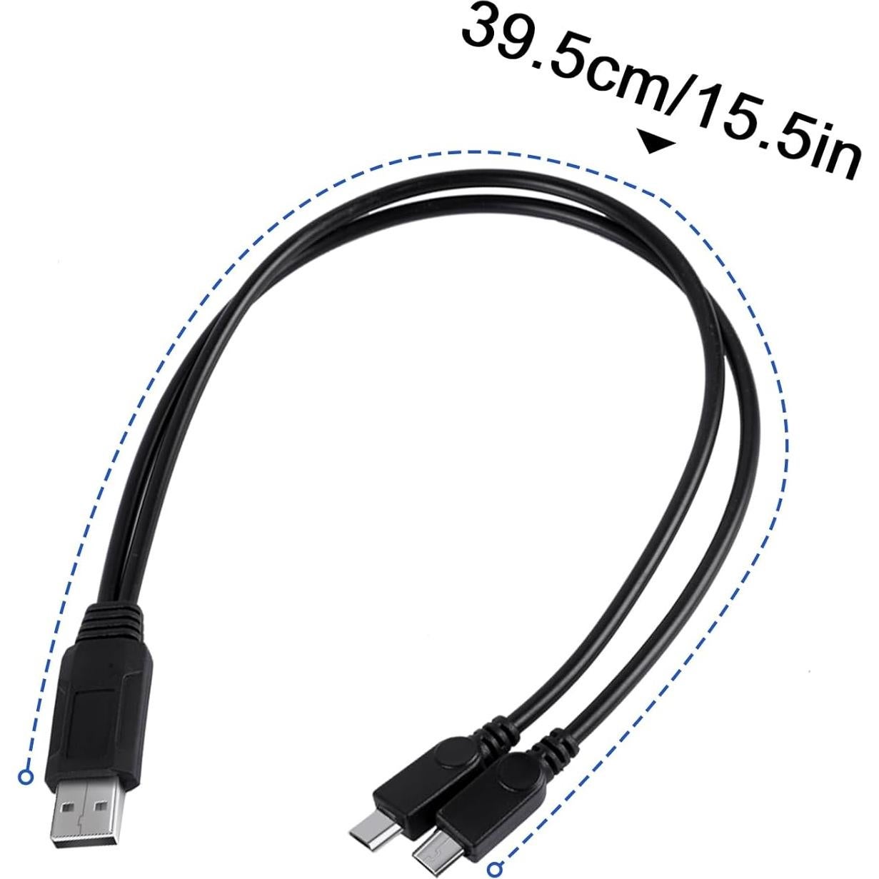 Cable divisor 2-en-1 USB a micro USB UCEC - Carga 2 dispositivos