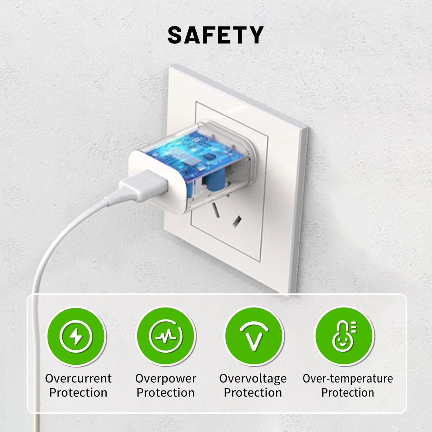 Cargador de Pared USB 5V 1A WADDDDI - Adaptador Portátil Negro