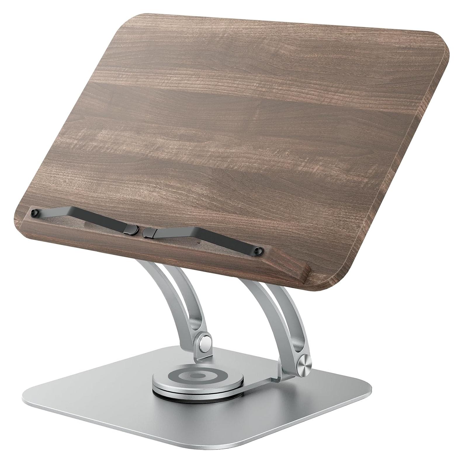 Soporte de Libro Tounee RS03 Ajustable 360° Plata