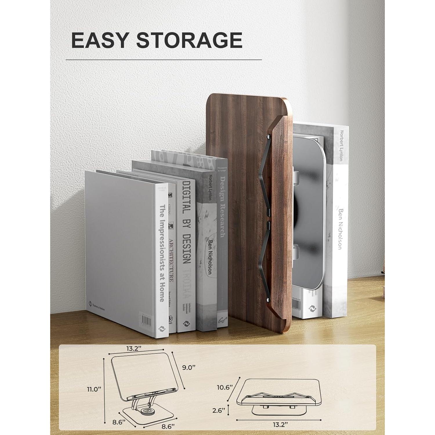 Soporte de Libro Tounee RS03 Ajustable 360° Plata