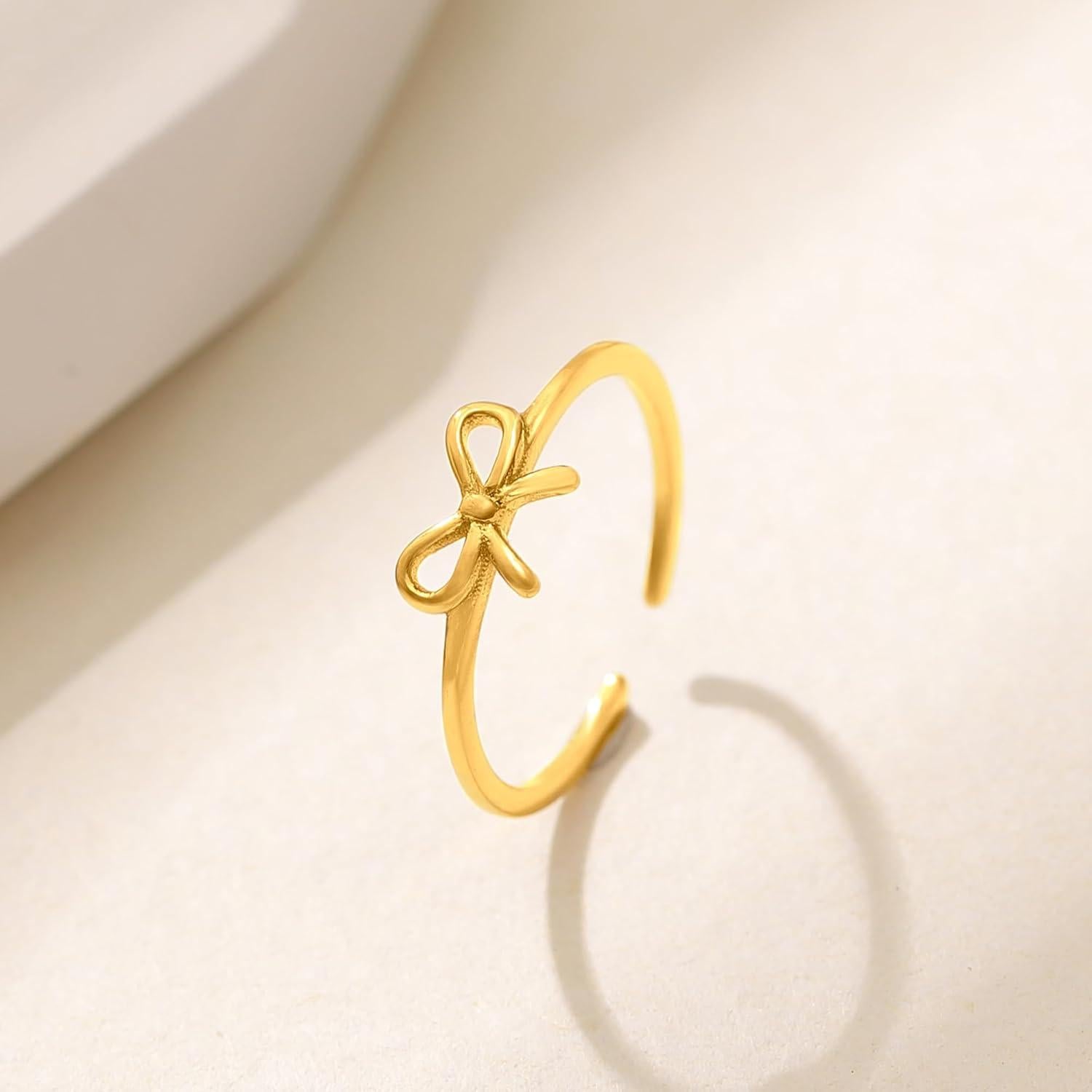 Anillo de dedo ajustable KIFUTENG plata esterlina 925 hipoalergénico