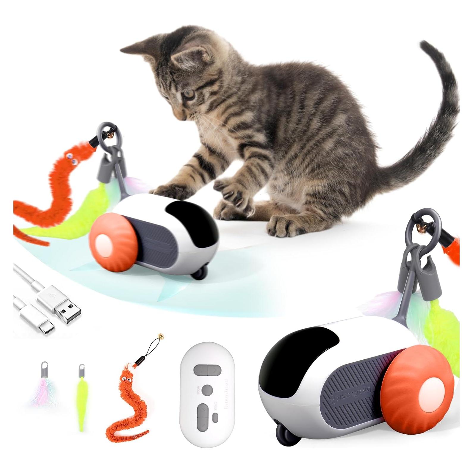 Juguete Interactivo para Gatos BABORUI H-402-2 Naranja