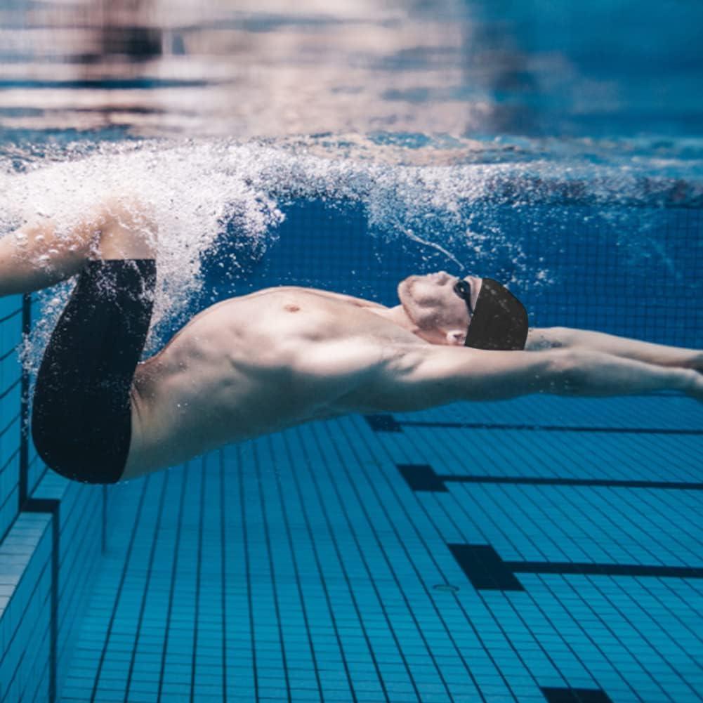 4 Gorras de Natación Elásticas Wholelovein - Unisex, Nylon