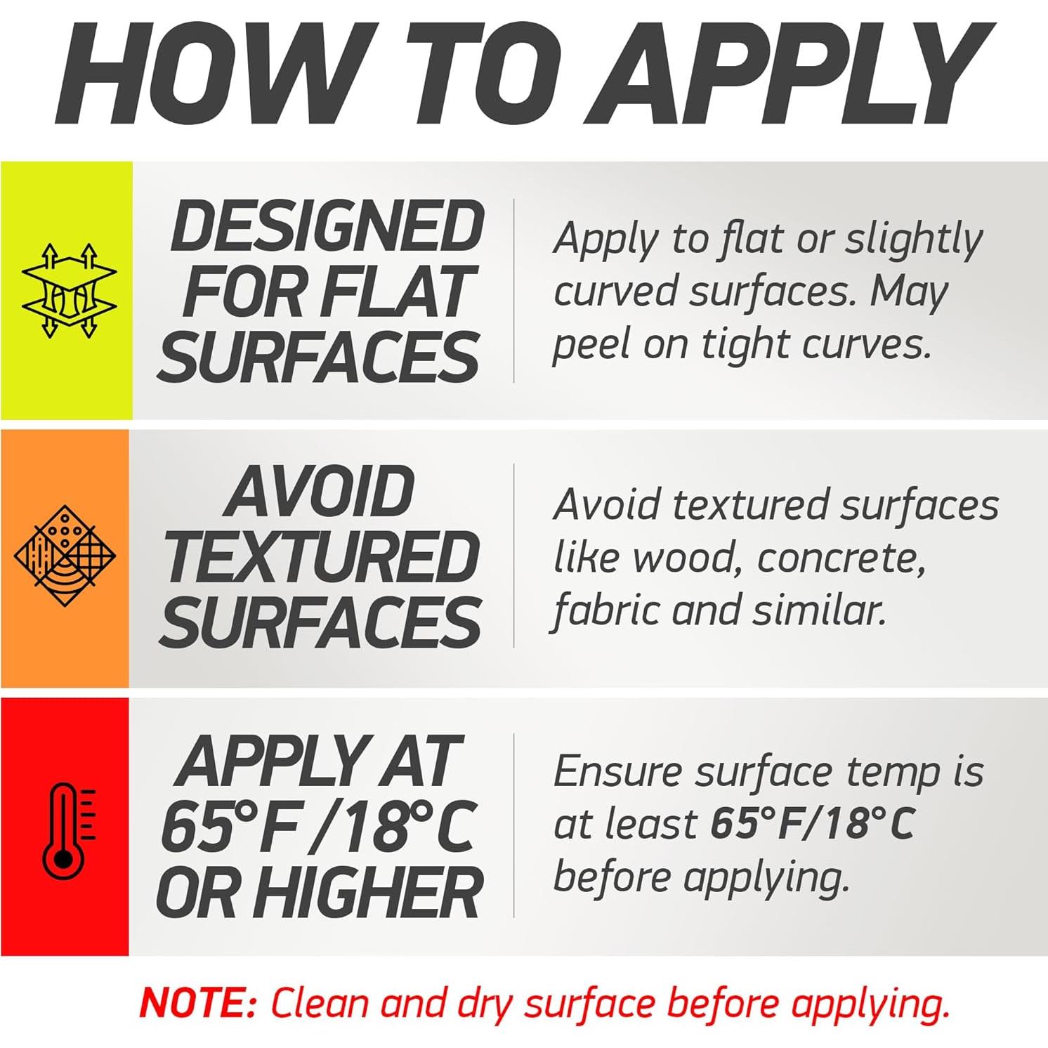 Calcomanías Reflectantes 3M Grado Diamante Naranja 5 Pzas