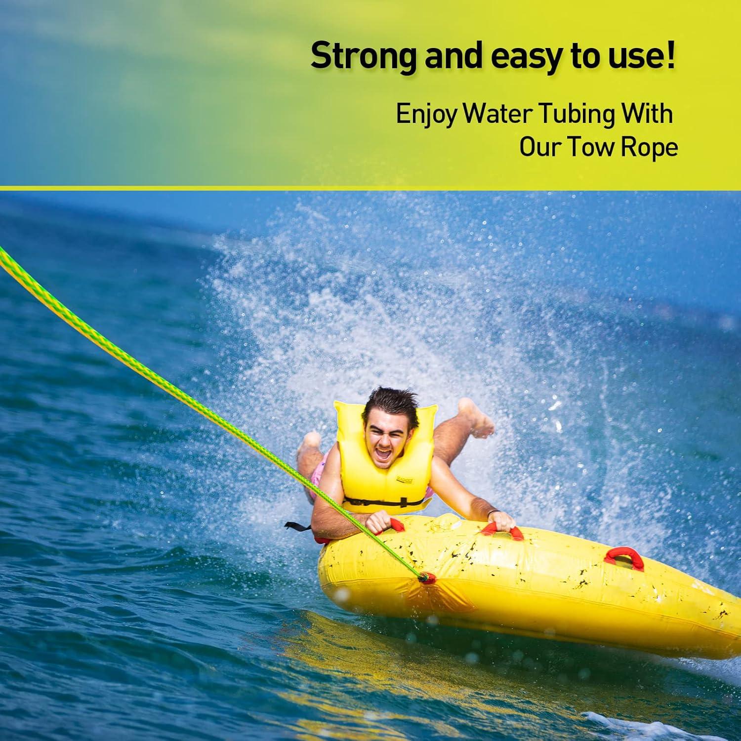 Cuerda de Remolque Botepon 18.29m para Tubing 1 Jinete