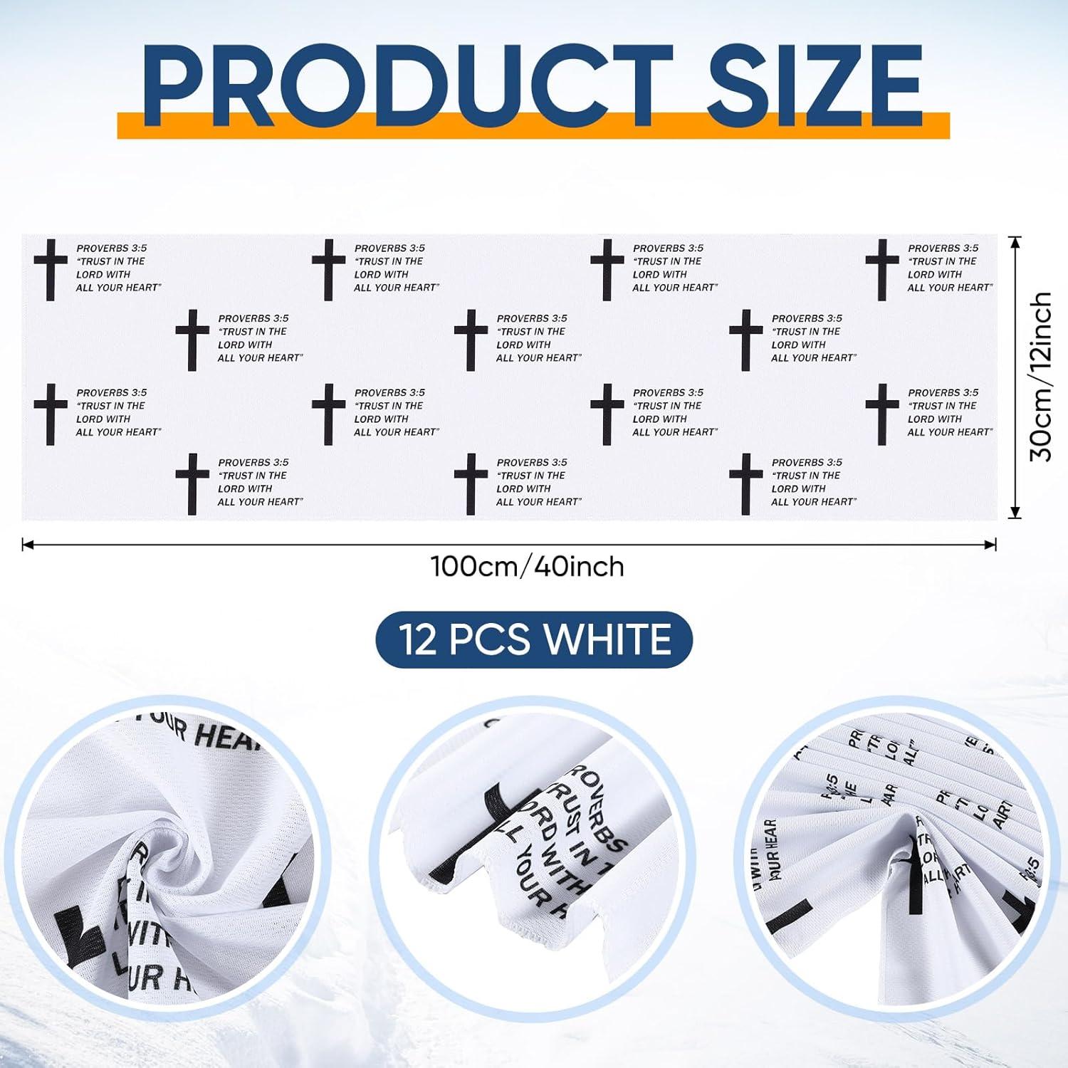 Toallas de Enfriamiento Peryiter 12 Unidades Microfibra 101.6x30.5cm