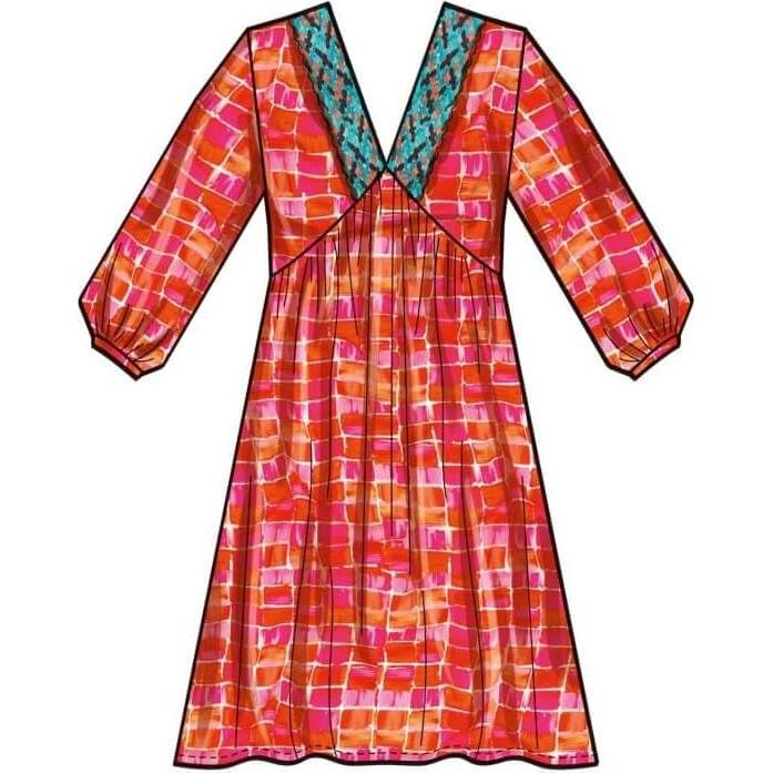 Patrón de Costura Simplicity S9702 para Vestido Imperio V