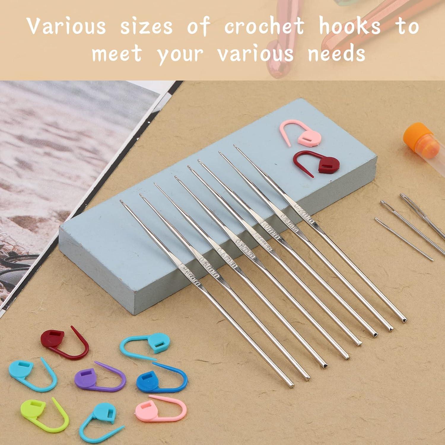 Juego de Ganchillos Ergonómicos MORFEN 22 Pcs para Tejer