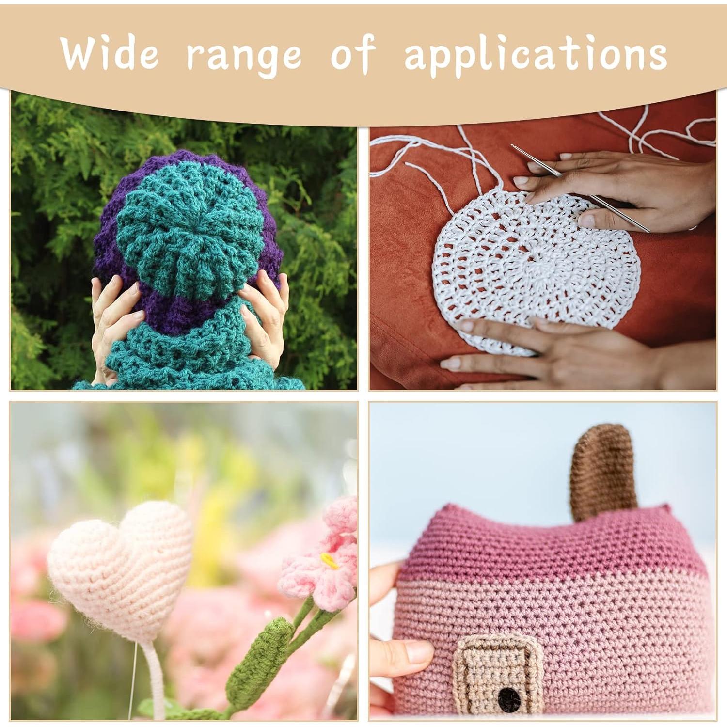 Juego de Ganchillos Ergonómicos MORFEN 22 Pcs para Tejer