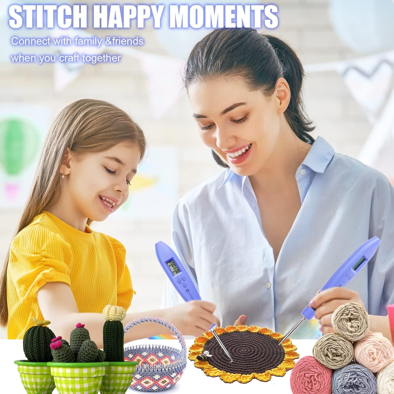 Juego de Ganchillos Iluminados Transplantar 12 Tamaños LED