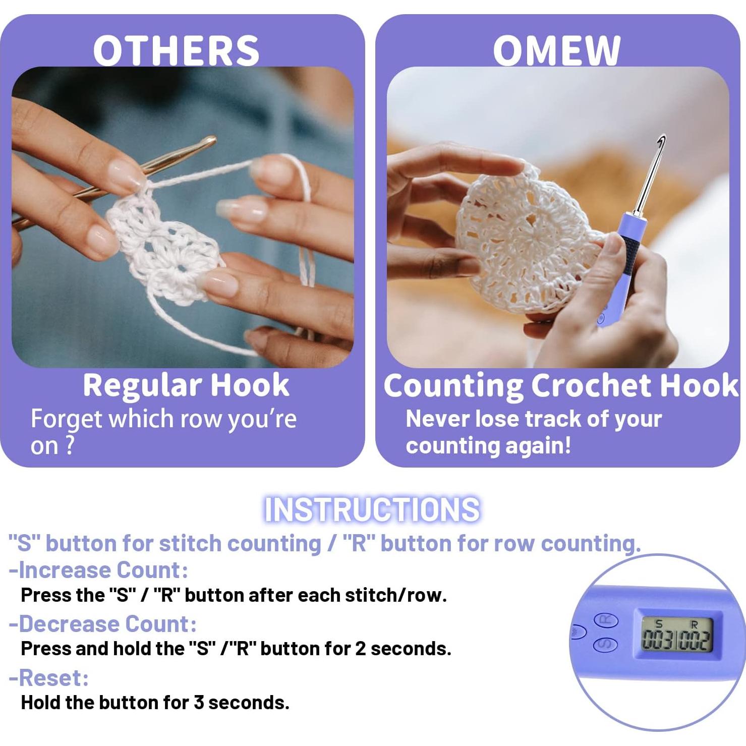 Juego de Ganchillos Iluminados Transplantar 12 Tamaños LED