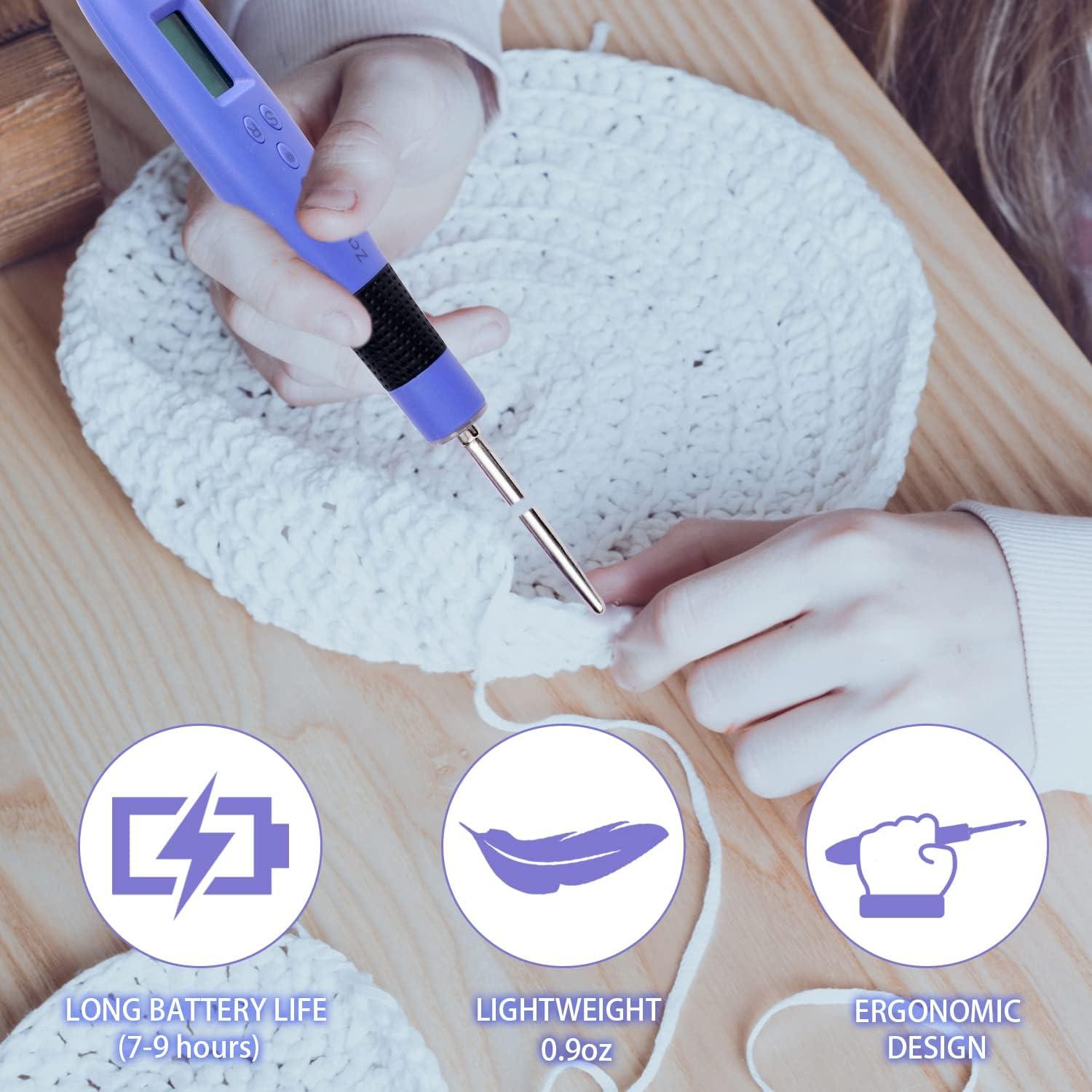 Juego de Ganchillos Iluminados Transplantar 12 Tamaños LED