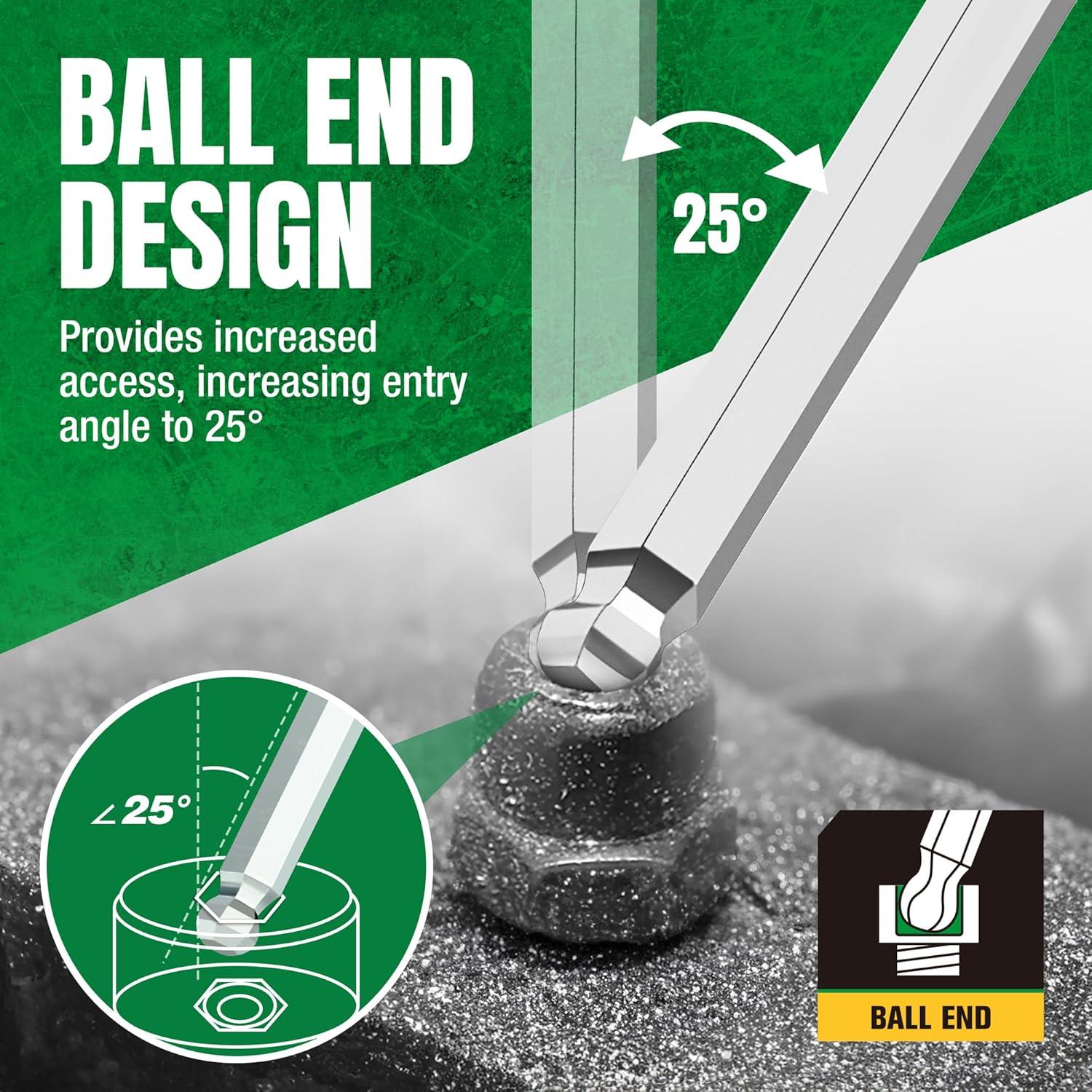 Juego de Llaves Allen 27 Piezas SK Acero S2 Métrico SAE Estrella