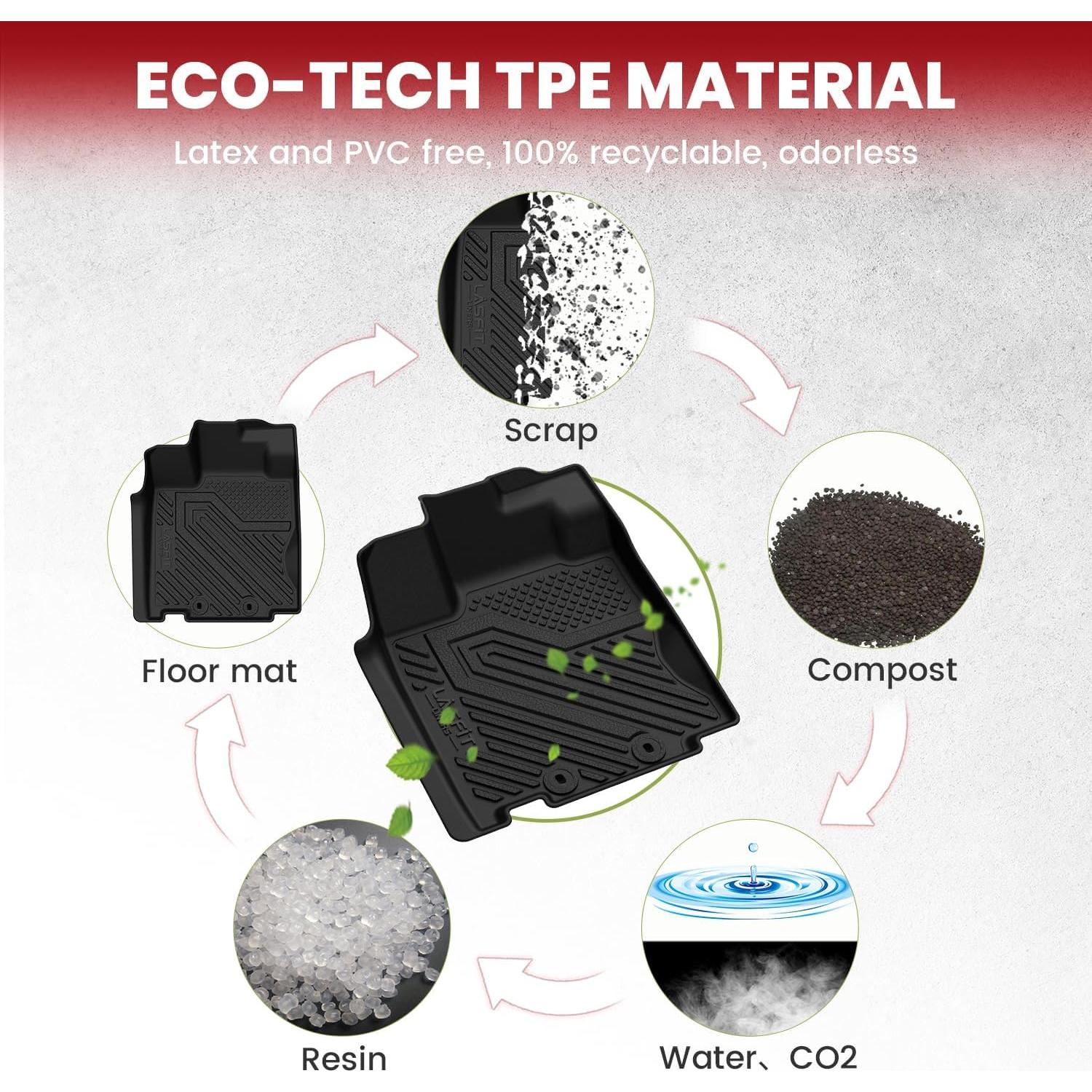 Alfombrillas LASFIT para Nissan Pathfinder 2013-2020 y QX60 2014-2021