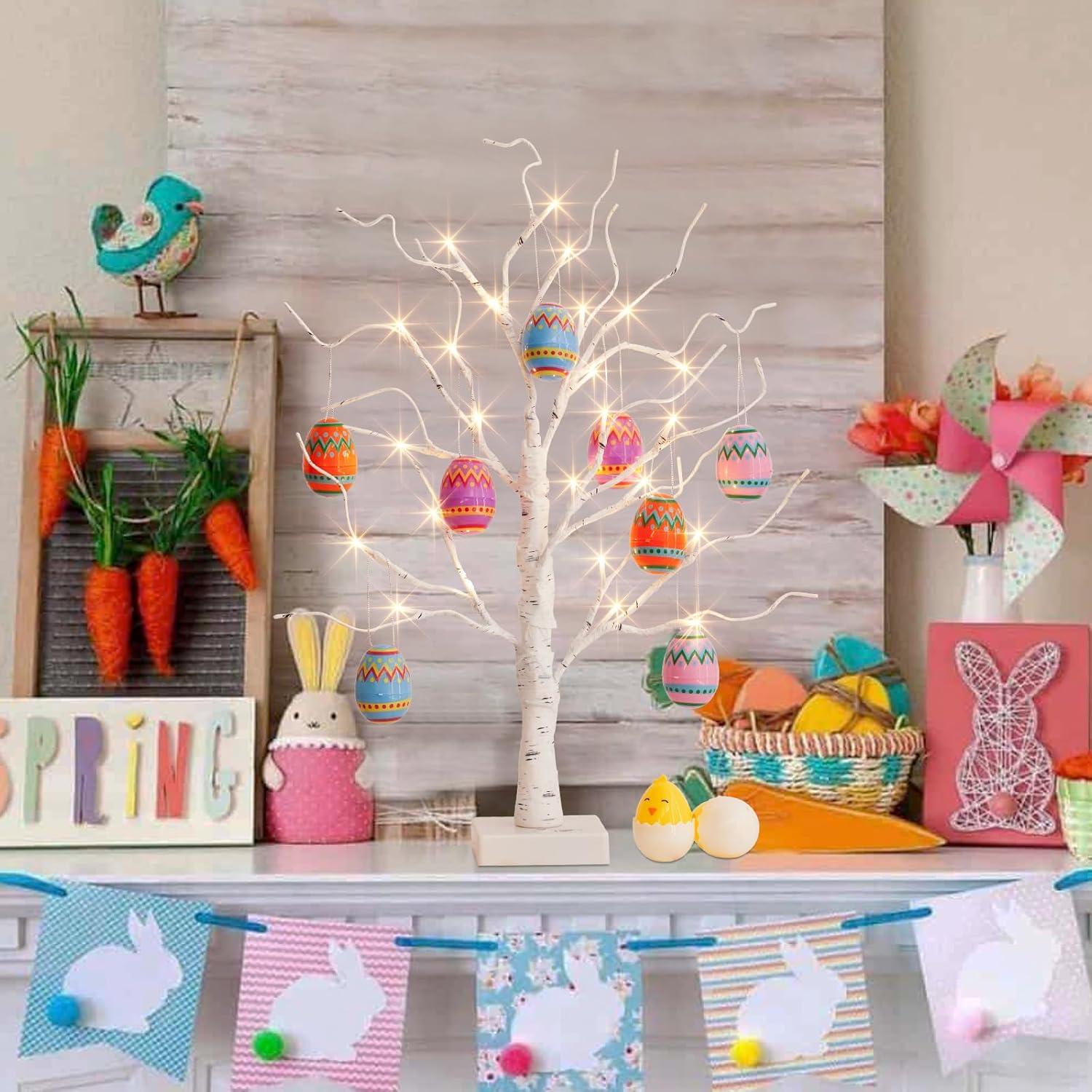 Árbol de Pascua iluminado PEIDUO 0.61 m con 24 luces