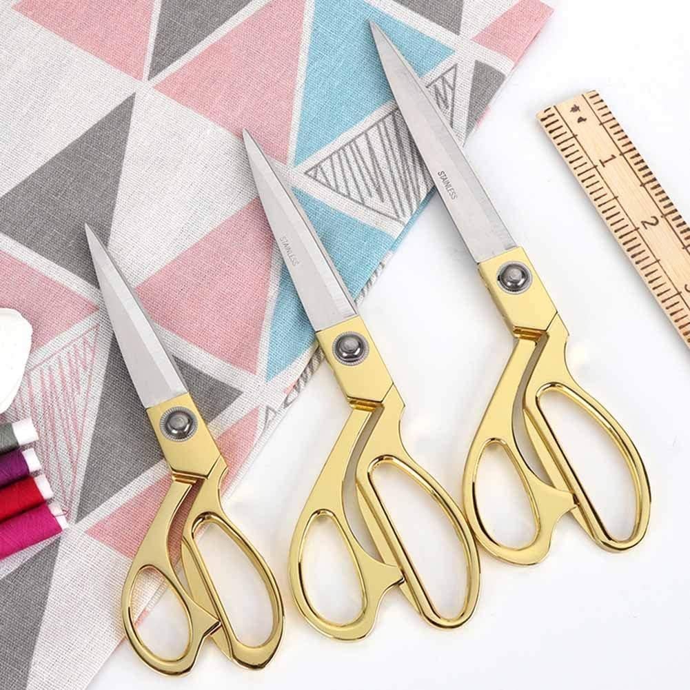 Tijeras de Sastre SUNLAND 28 cm Acero Inoxidable Dorado