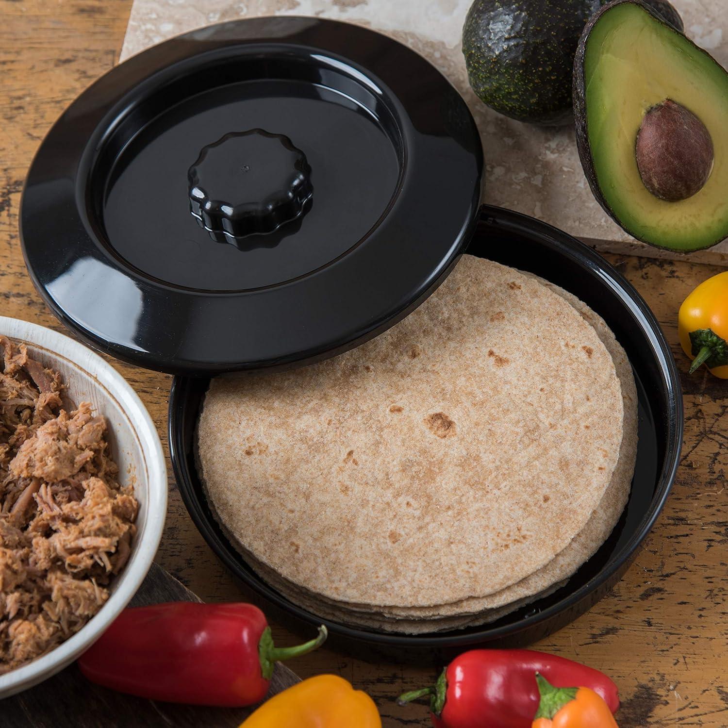 Servidor de Tortillas Apilable Carlisle 047503 18.4x5.1cm Negro