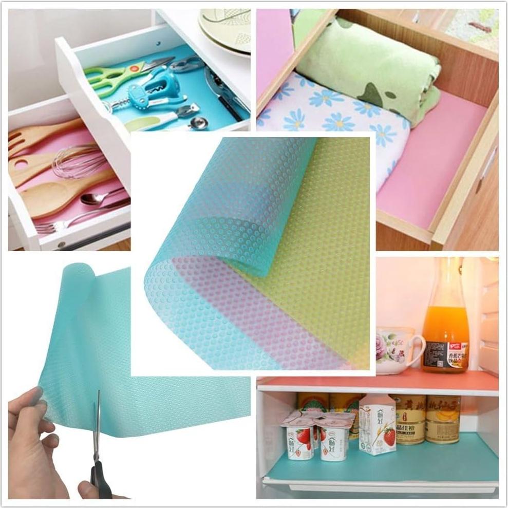 Alfombrillas de Refrigerador Sulimy 6PCS Multicolor 45x30cm