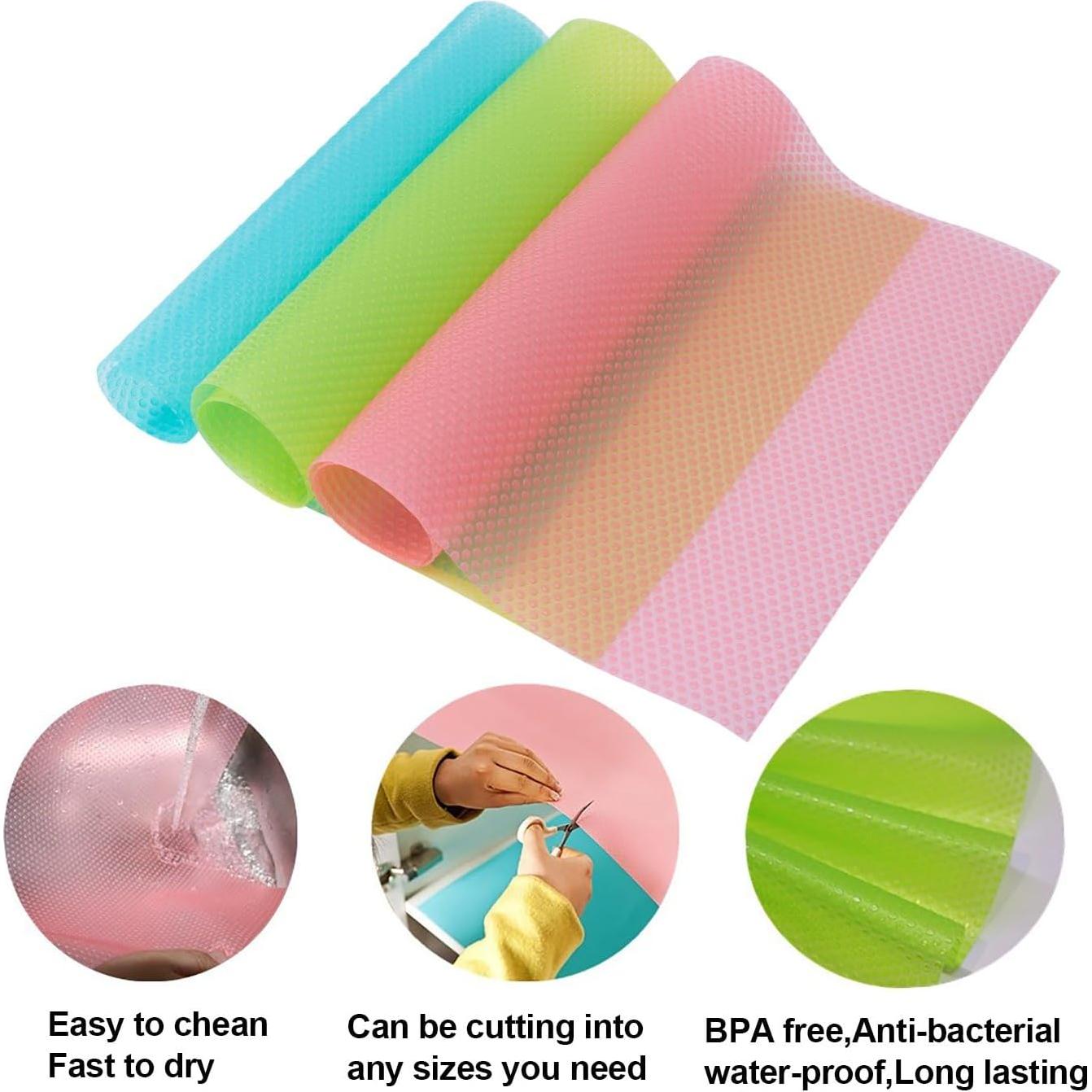 Alfombrillas de Refrigerador Sulimy 6PCS Multicolor 45x30cm