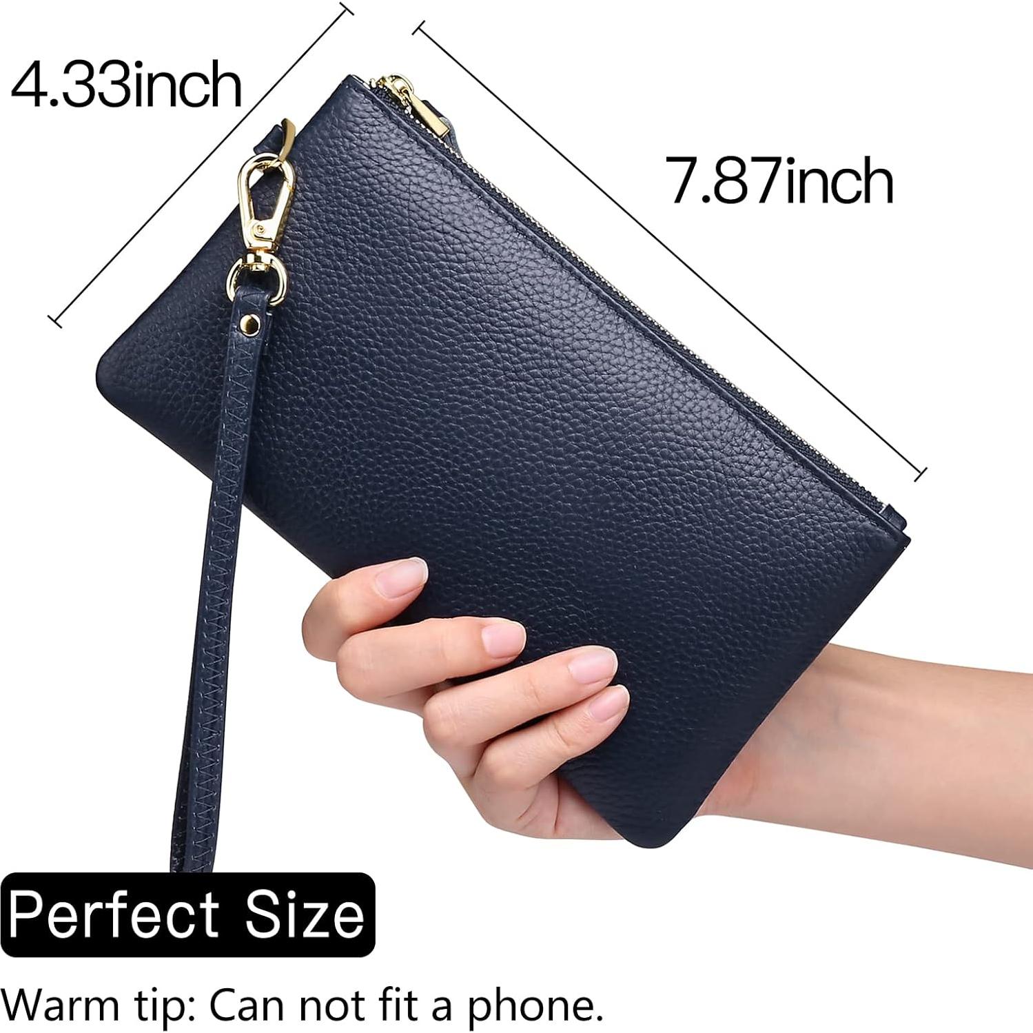 Cartera de Mano GOIACII para Mujeres de Cuero con Bloqueo RFID