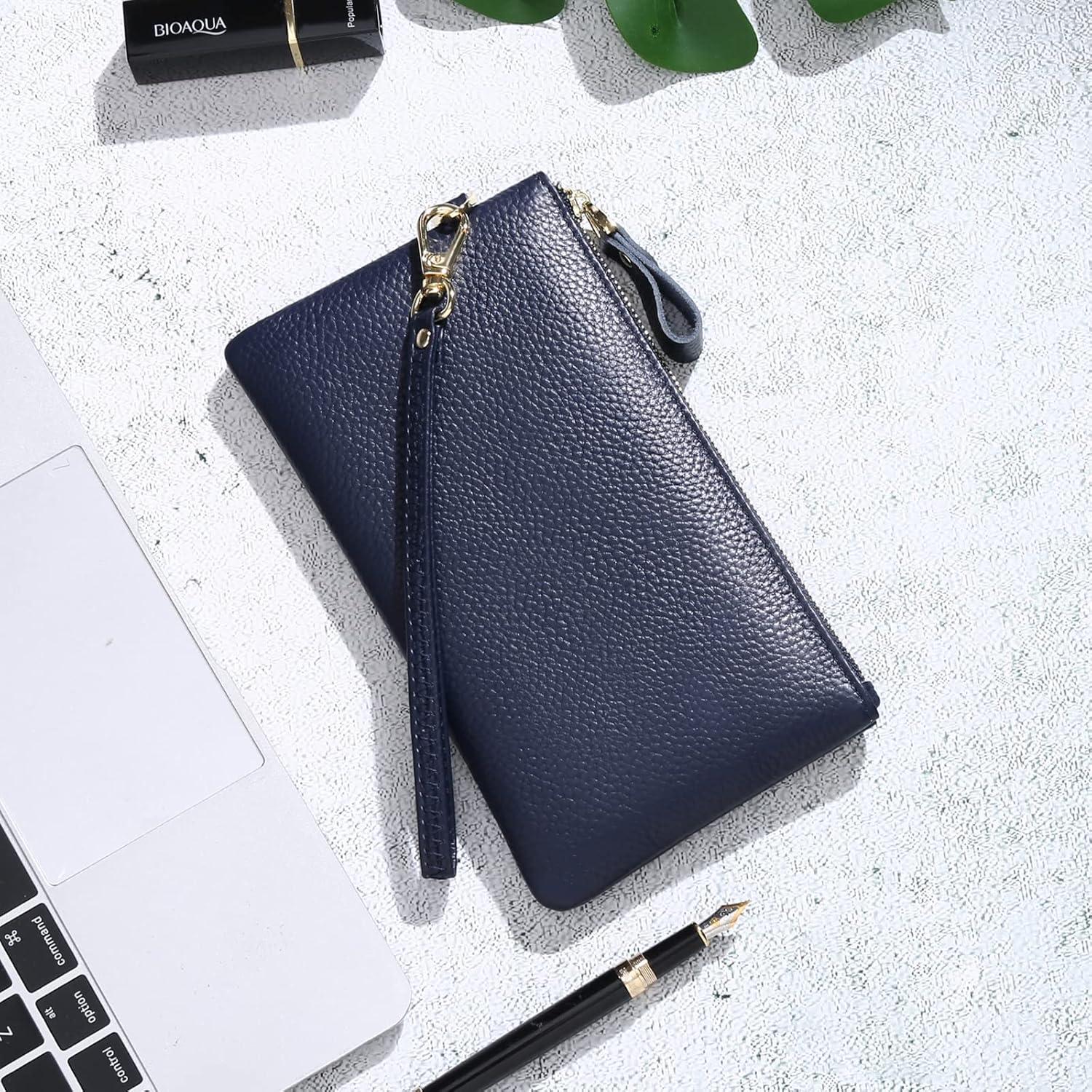 Cartera de Mano GOIACII para Mujeres de Cuero con Bloqueo RFID