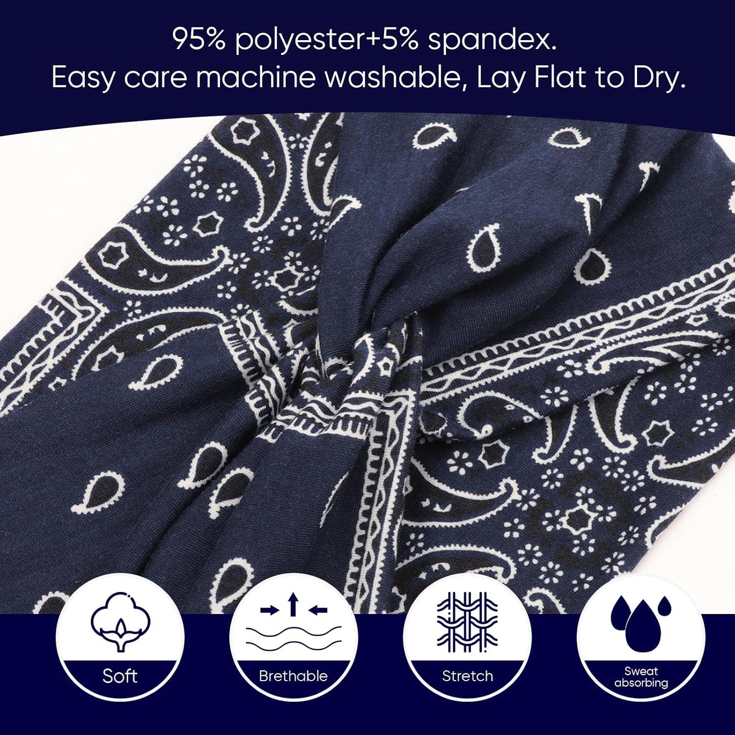 Diademas Turbante DRESHOW 4 Pcs para Mujeres - Amplias y Cómodas