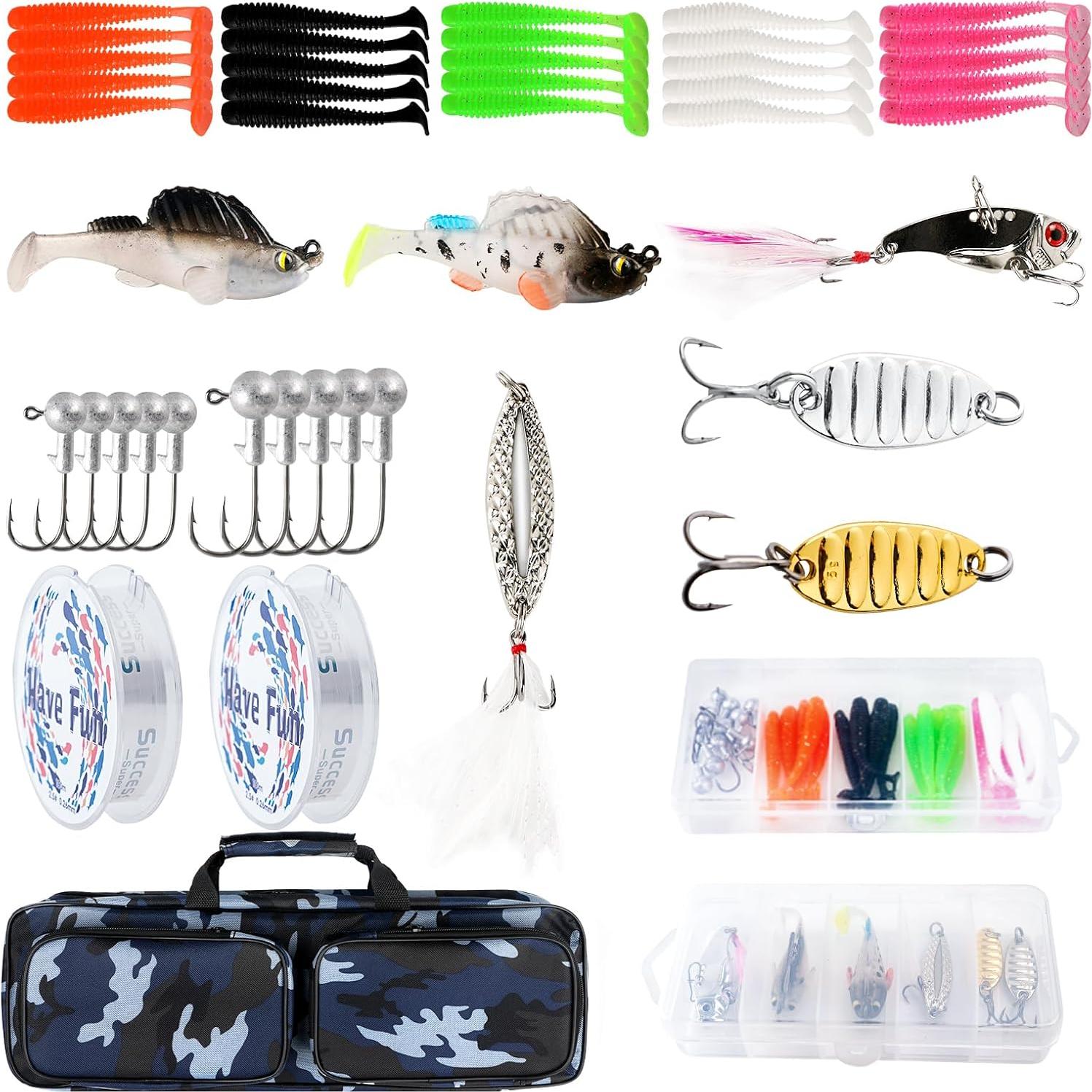 Combo de Caña de Pesca Plegable 2.1M Mouhike con Carretes