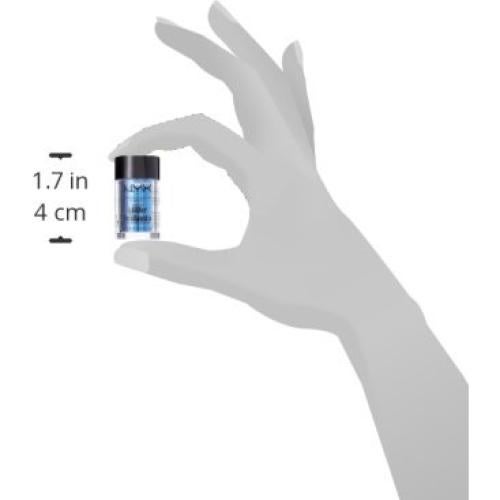 Glitter para Cara y Cuerpo NYX Azul 2.27g - Brillo Intenso