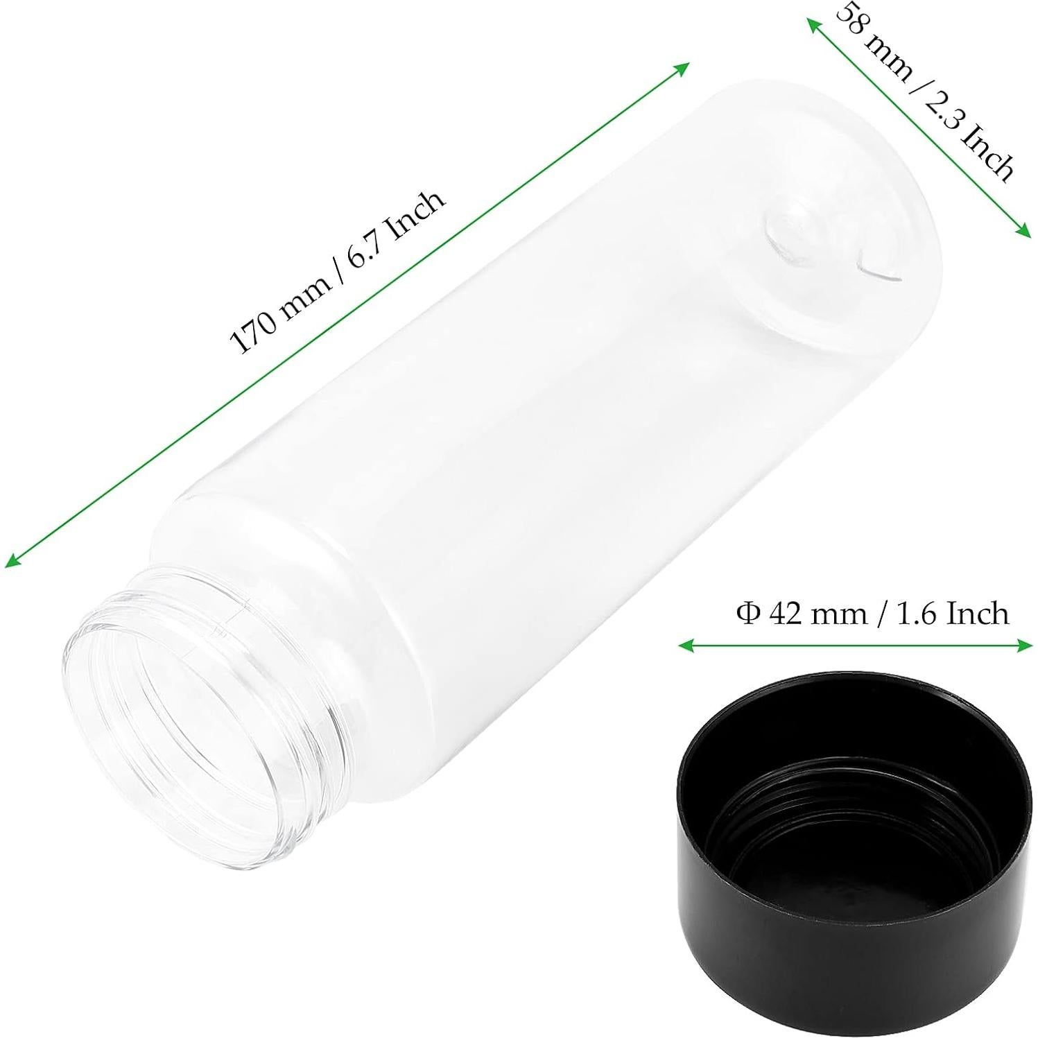 18 Botellas Sensoriales Vacías 414ml MAHIONG Transparentes