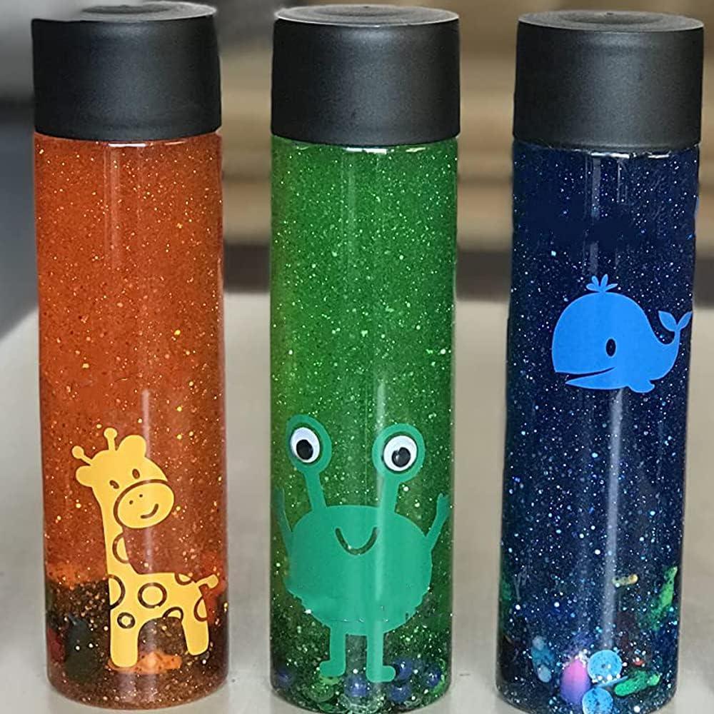 18 Botellas Sensoriales Vacías 414ml MAHIONG Transparentes