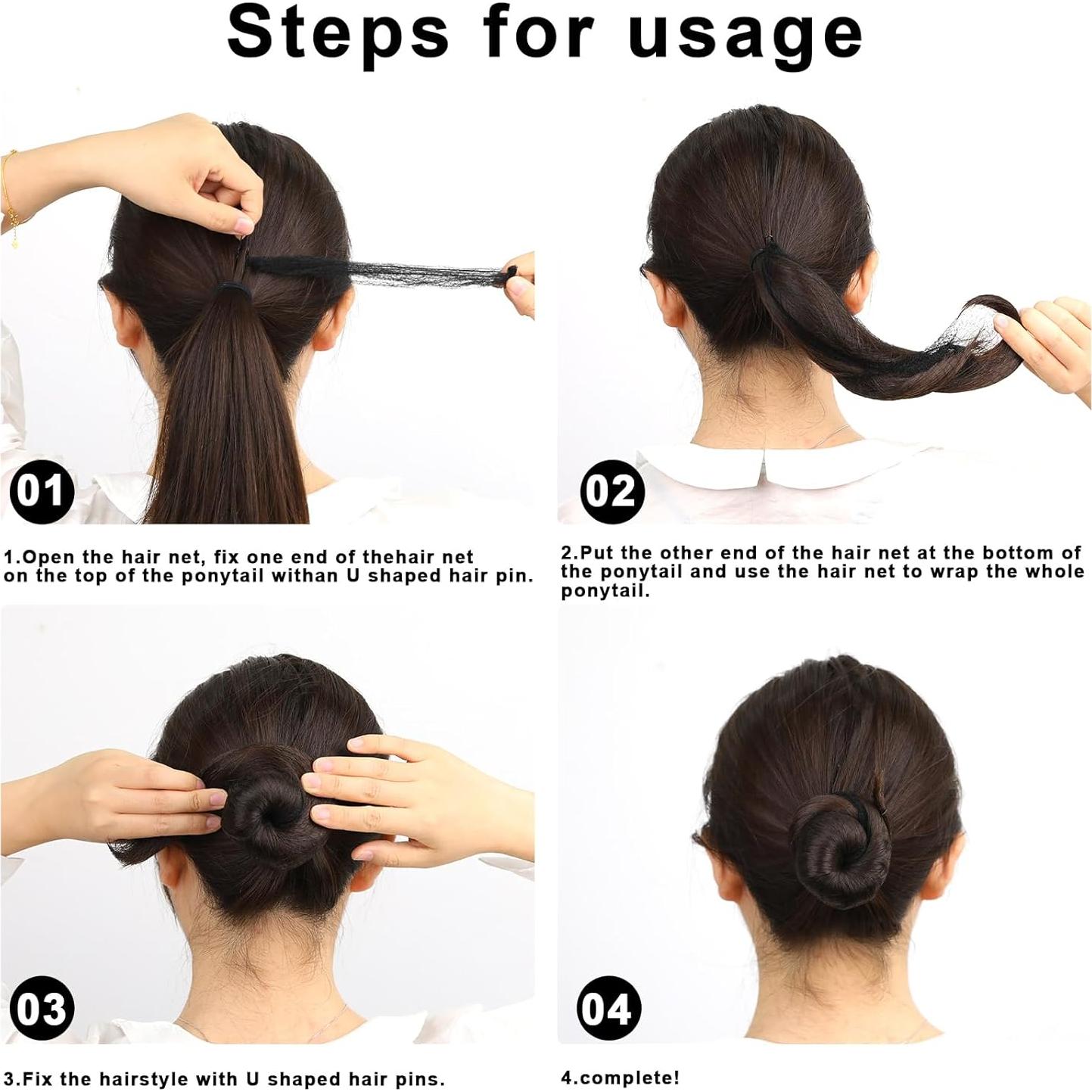 Redes para Cabello Sliverdew con Alfileres U - 20 Unidades