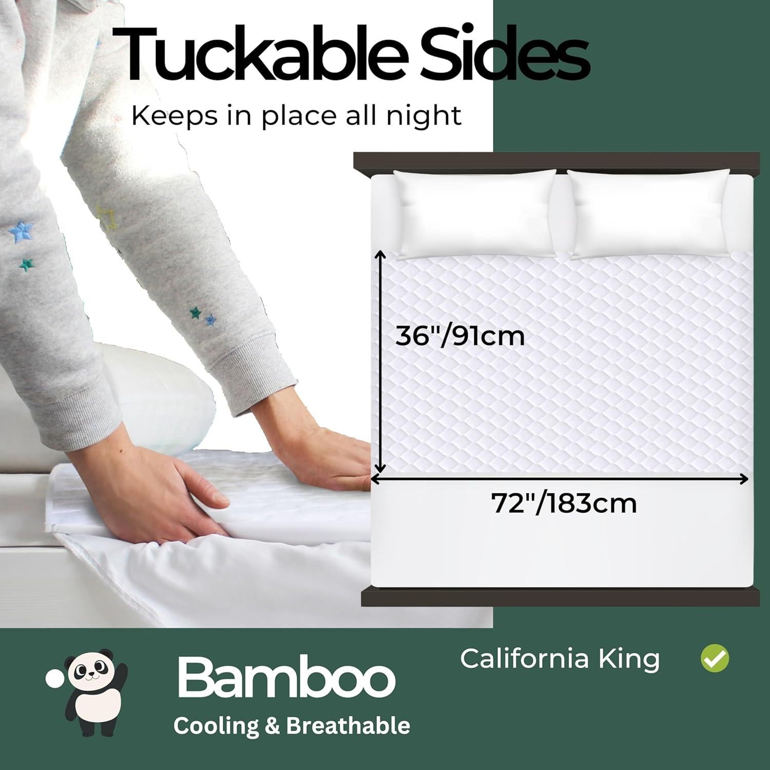 Almohadilla de Incontinencia Hygge Sheets California King 100% Impermeable