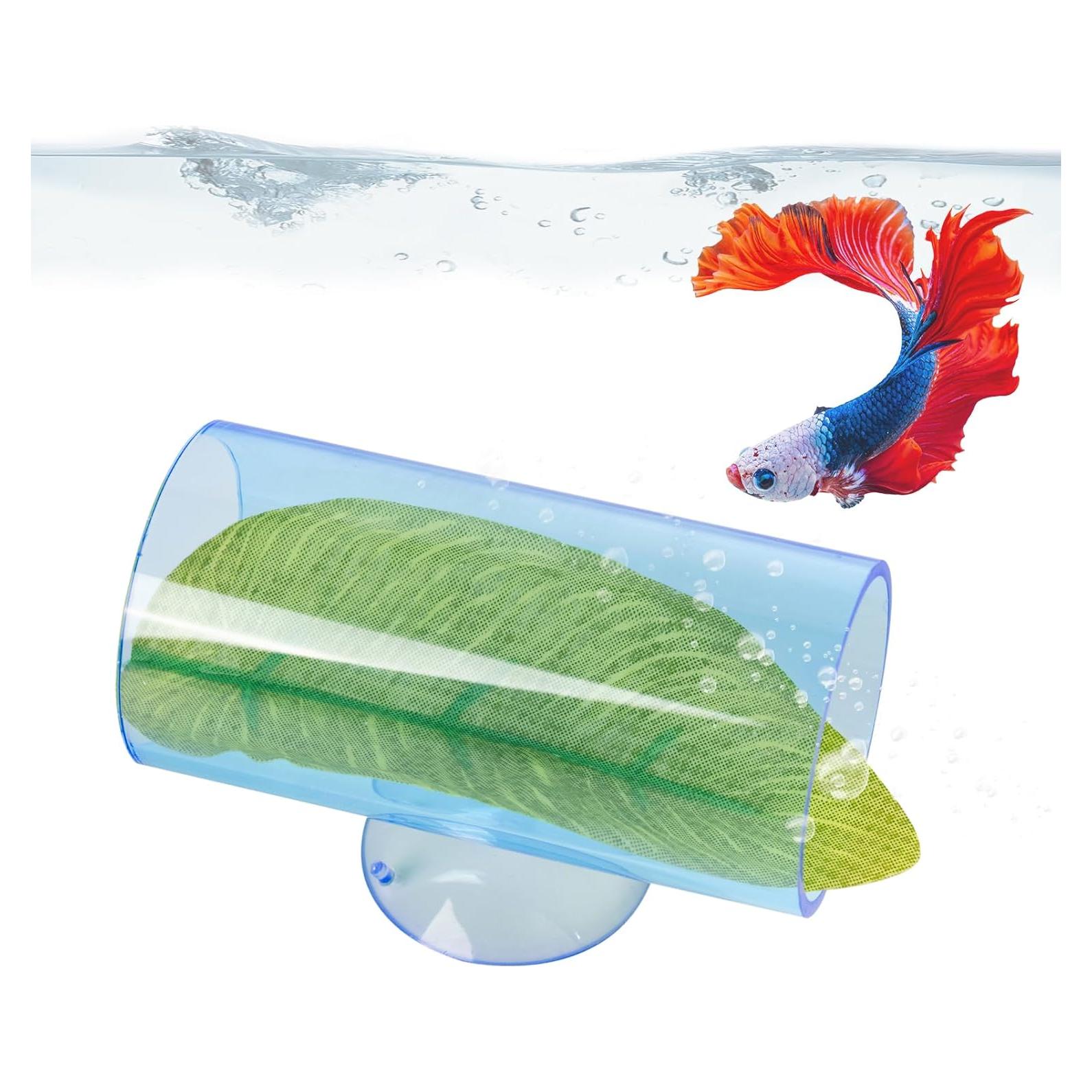 Túnel Acrílico Rislobx para Peces Betta - Refugio Decorativo