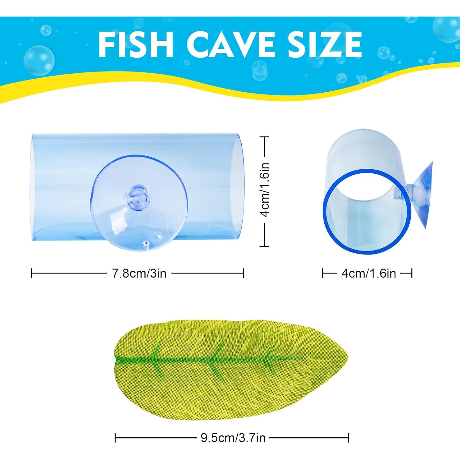 Túnel Acrílico Rislobx para Peces Betta - Refugio Decorativo