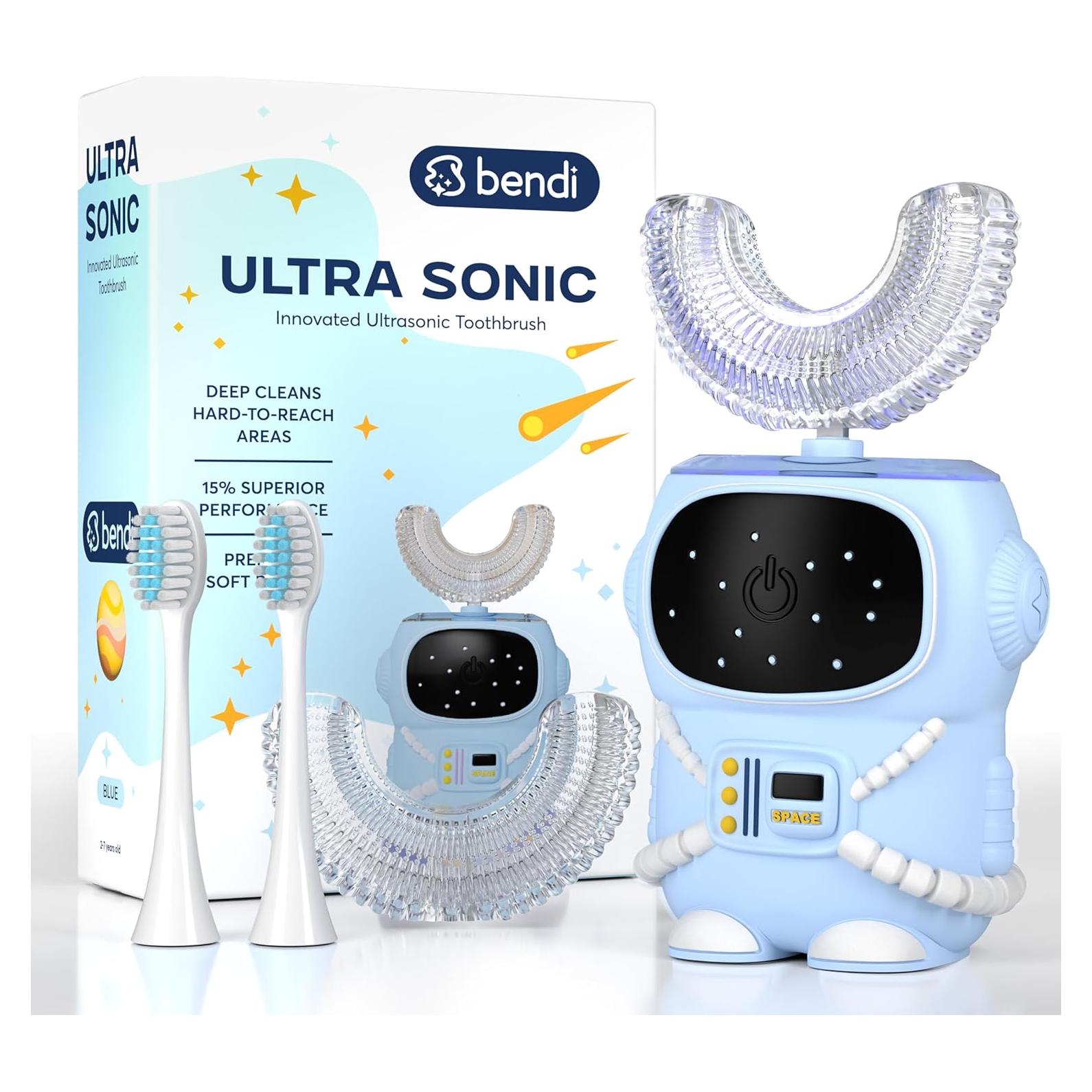Cepillo de dientes eléctrico Bendi Kids 360° para niños 2-7 años
