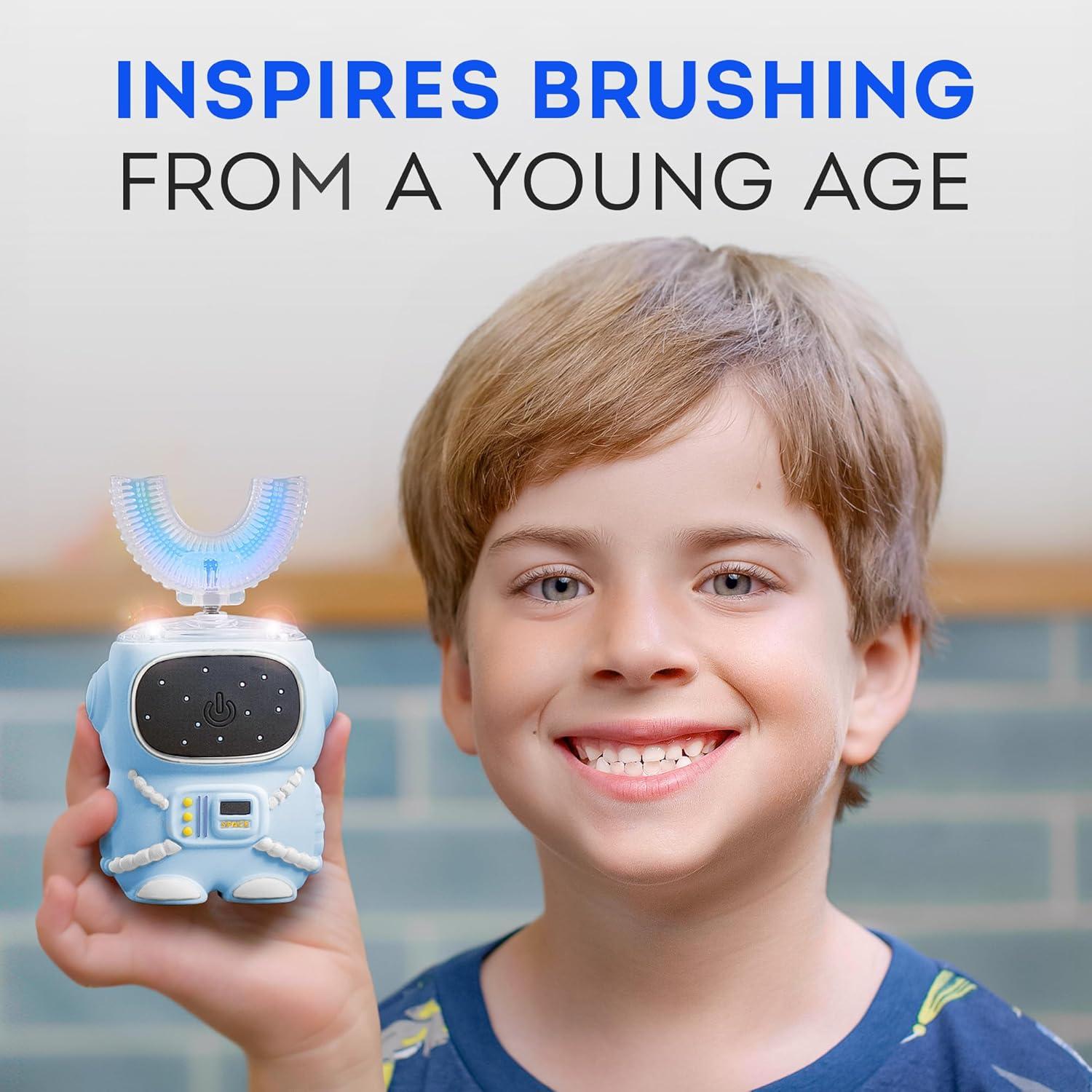 Cepillo de dientes eléctrico Bendi Kids 360° para niños 2-7 años